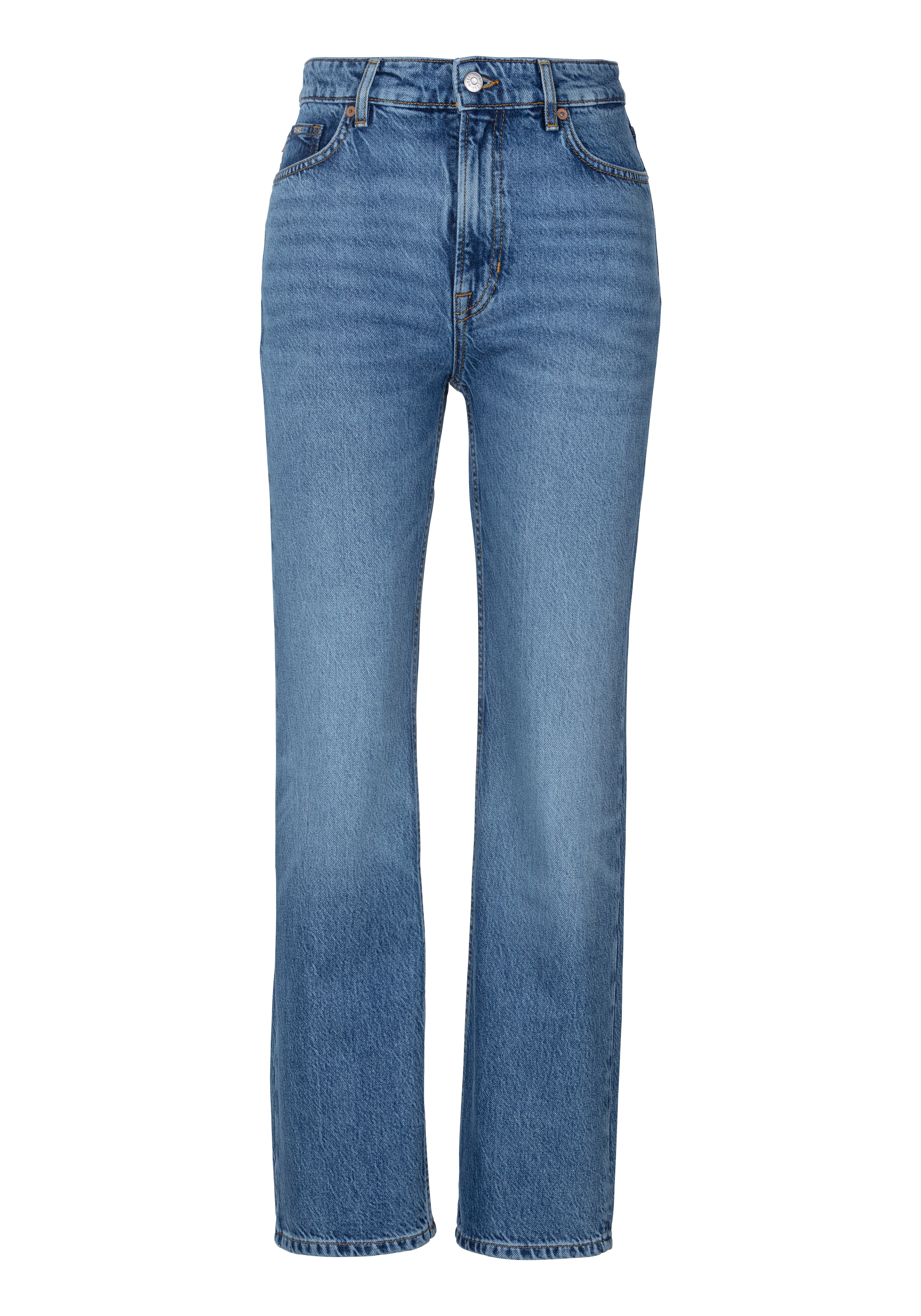 BOSS ORANGE Straight-Jeans "Ada High Rise Slim Premium Damenmode", mit BOSS günstig online kaufen