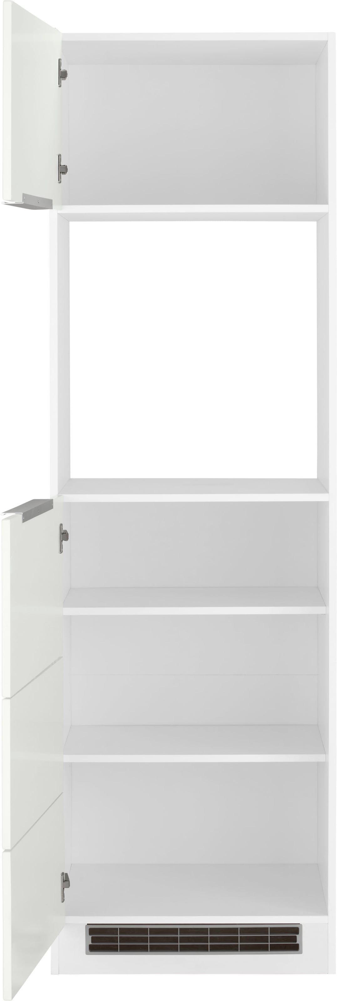 KOCHSTATION Backofenumbauschrank »KS-Brindisi«, 60 cm breit, 200 cm hoch, viel Stauraum