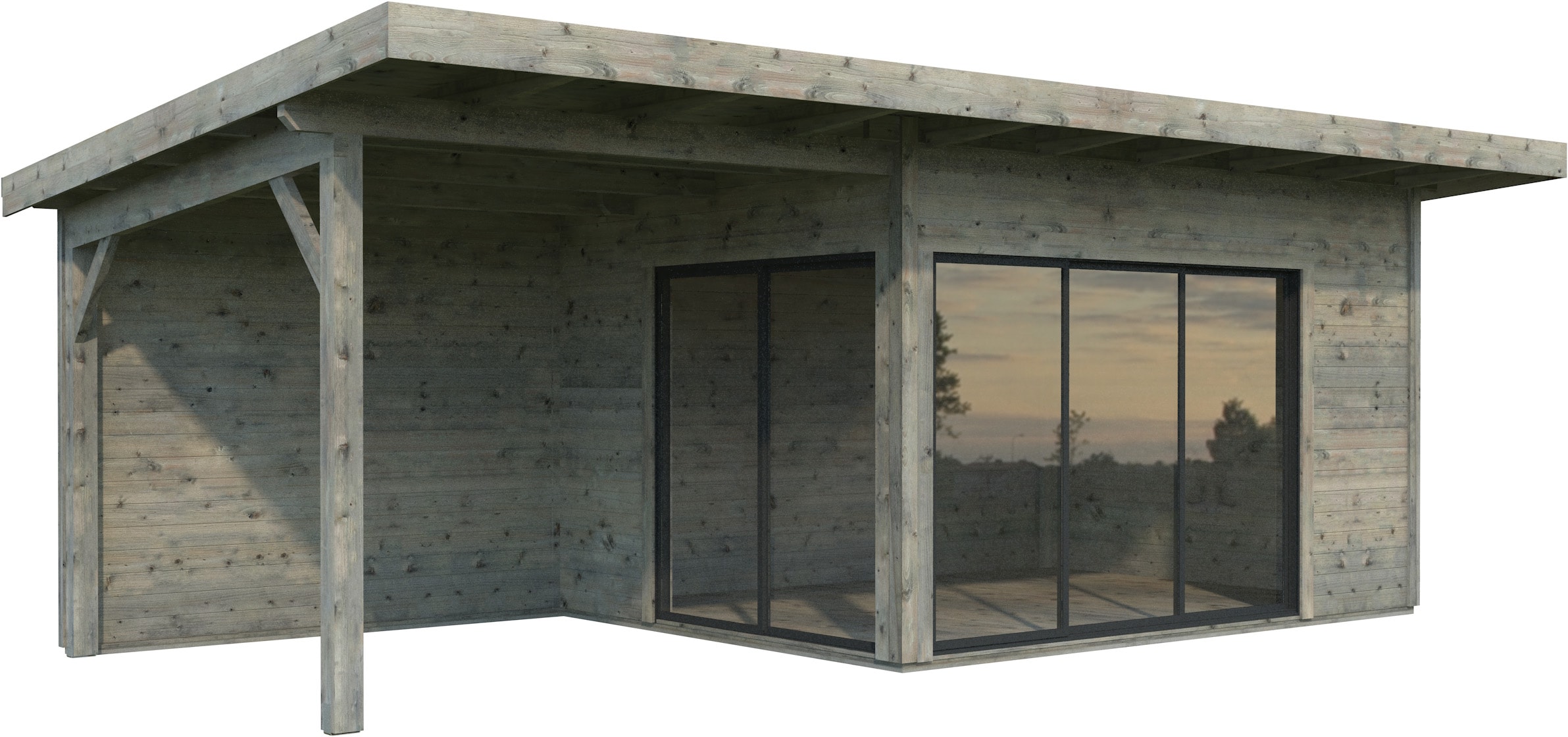 Palmako Gartenhaus »Andrea 11,2+7,9 m², Slide Plus«