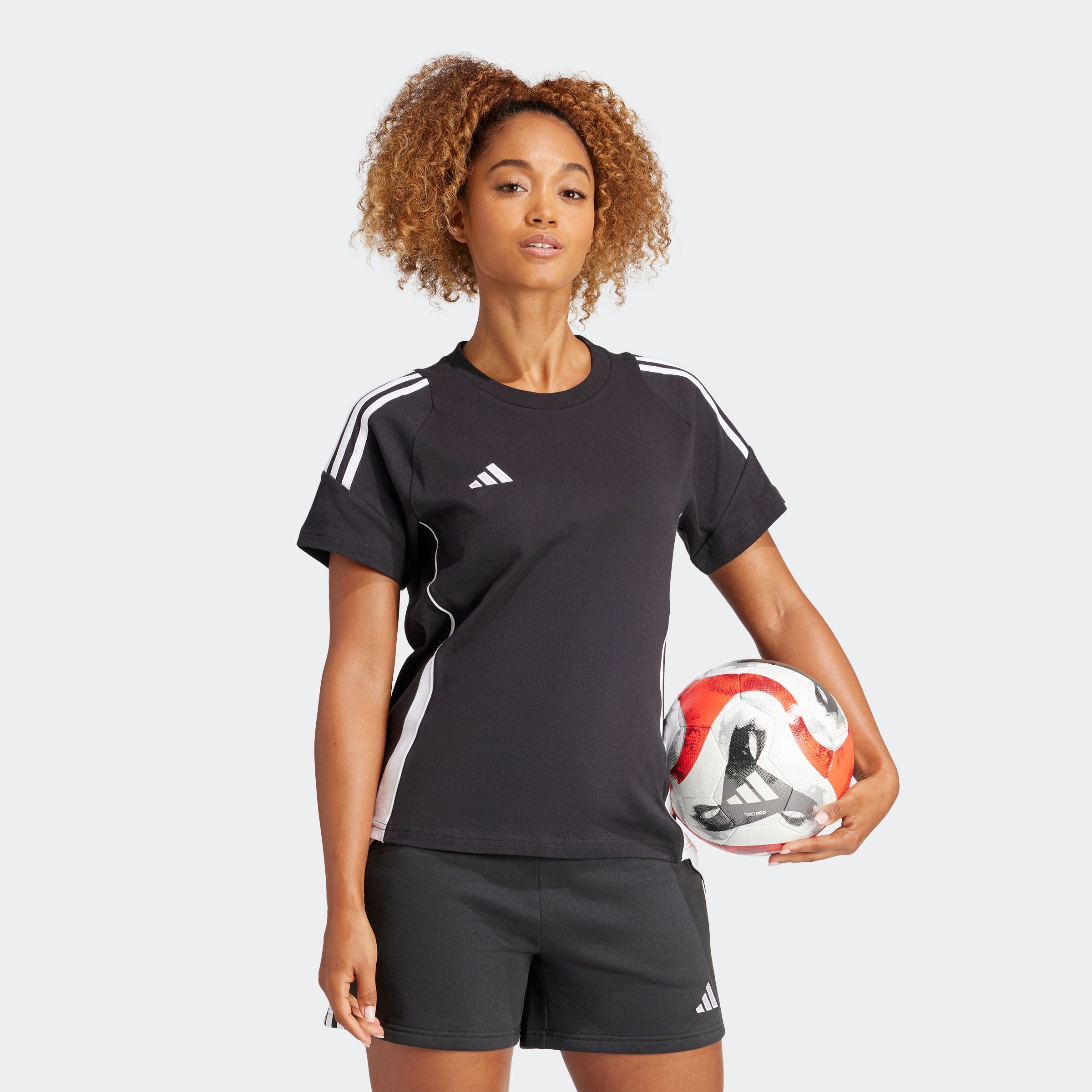 Thumbnail - adidas Performance Trainingsshirt "TIRO24 SWTEEW" für Erwachsene, sportlicher Look, Kurzarm, Rundhalsausschnitt