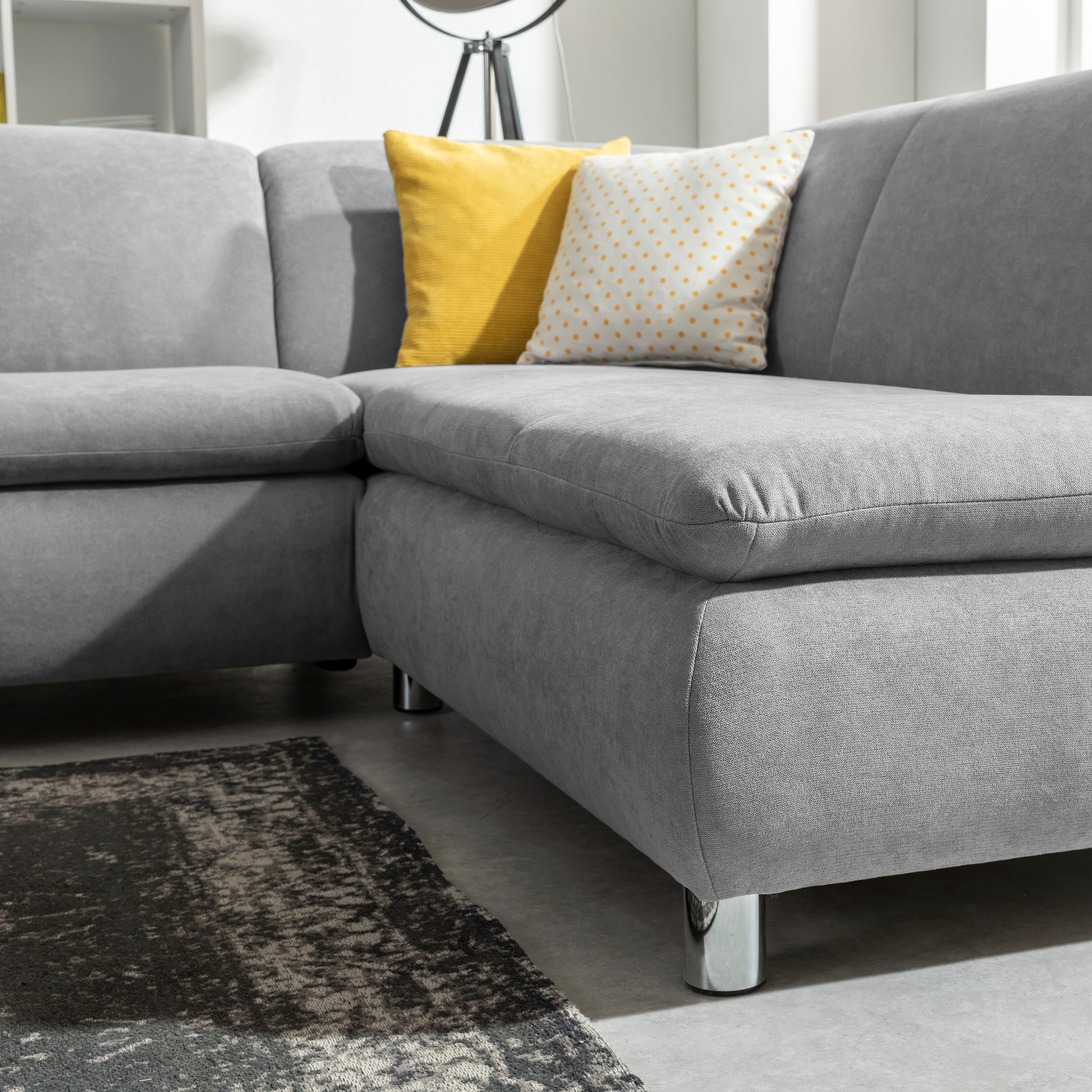 Max Winzer® Ecksofa »Toulouse modern und bequem, aktuelles Design, hoher Sitzkomfort«, mit klappbaren Armlehnen, Breite 271 cm