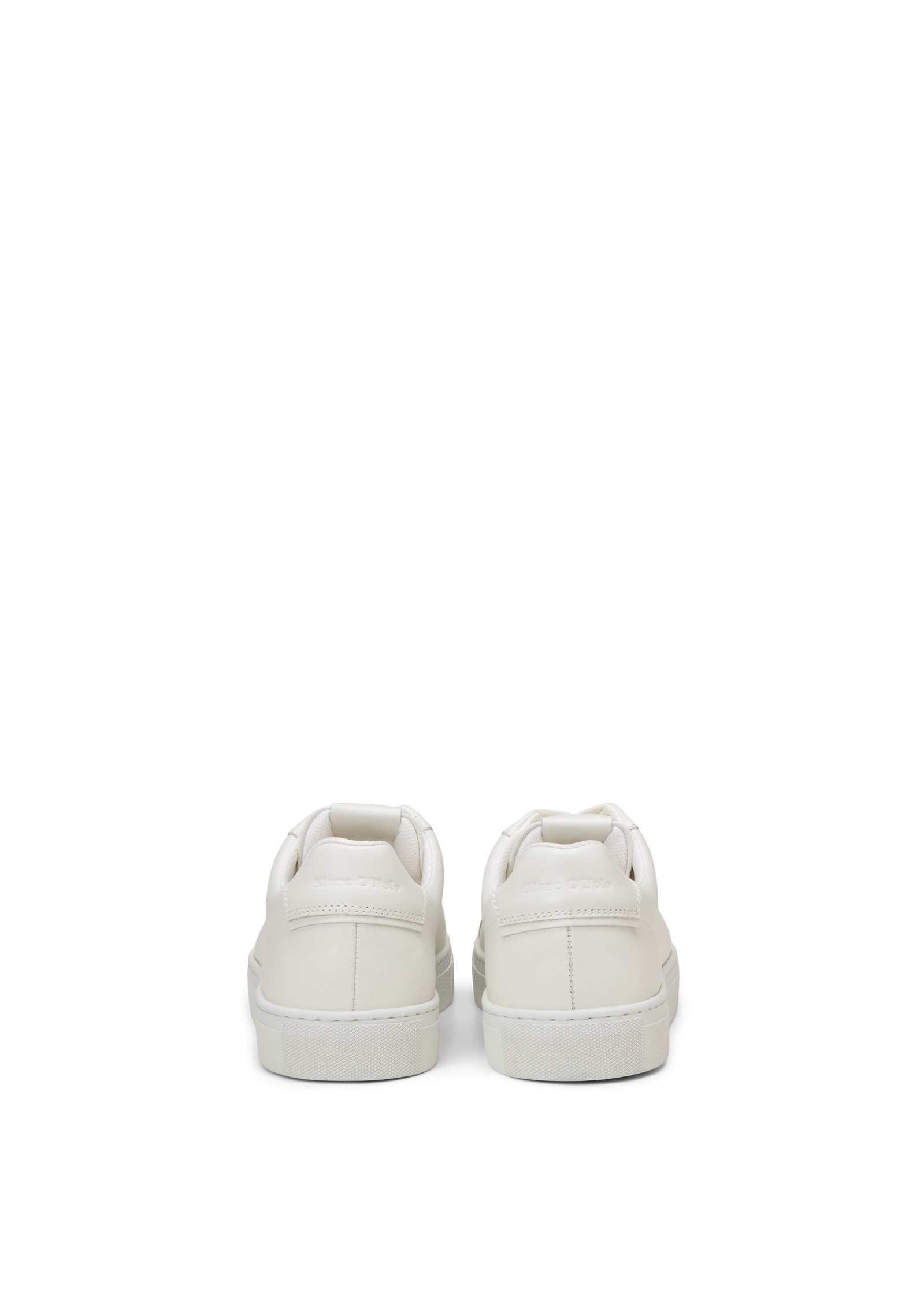 Sneaker MARC O'POLO "aus edlem Rindnappaleder", Herren, Gr. 40, weiß, Obermaterial: 100% Leder (Rind), Schuhe Sneaker 3