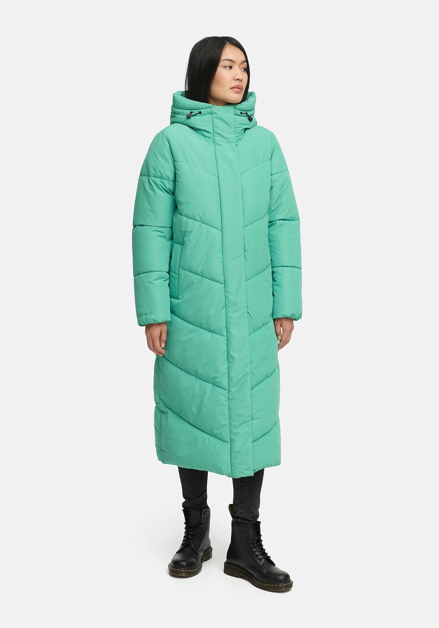 Marikoo Winterjacke »Ranja«, extra langer Damen Winter Steppmantel