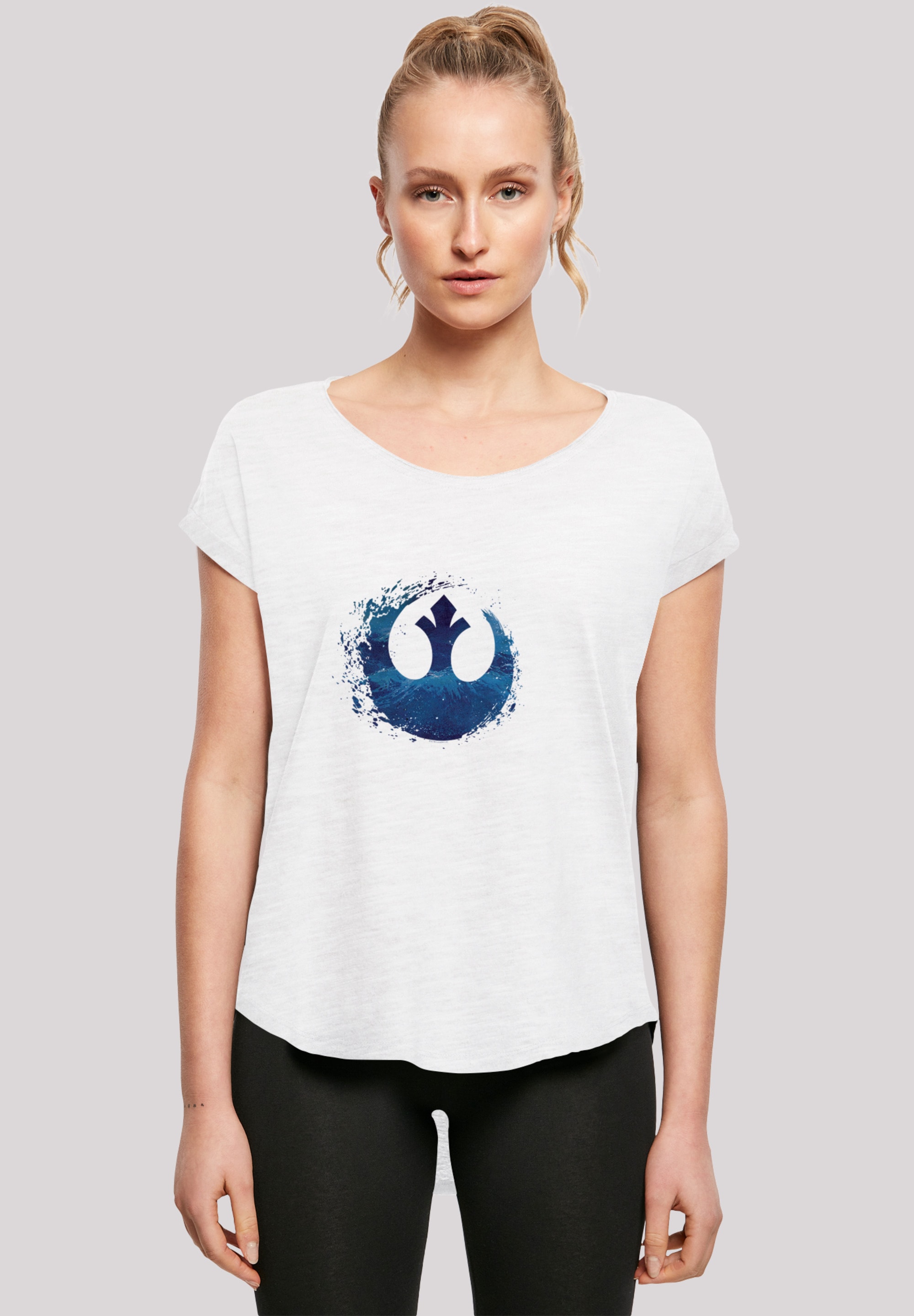 T-Shirt »Star Wars Rise Of Skywalker Rebellen Logo Wave'«, Print