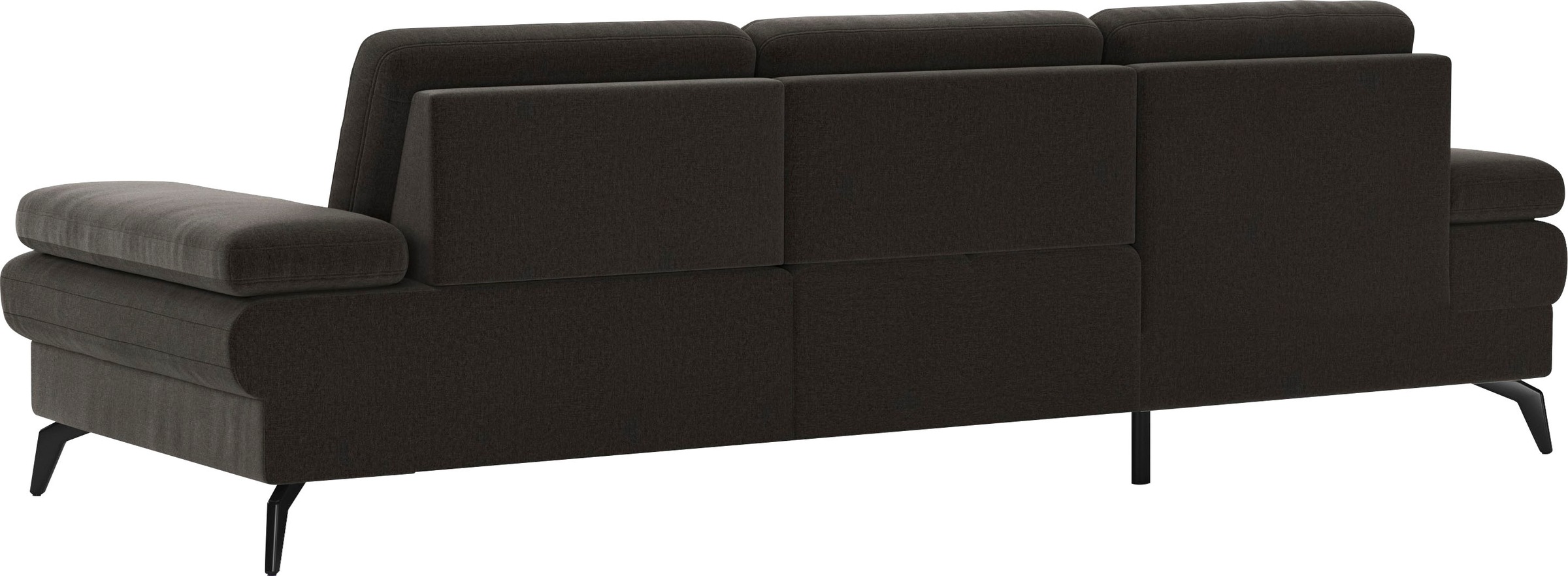 sit&more Ecksofa »Morris L-Form, inkl. Sitztiefenverstellung«, wahlweise mit Armteilverstellung, Bettfunktion & Bettkasten