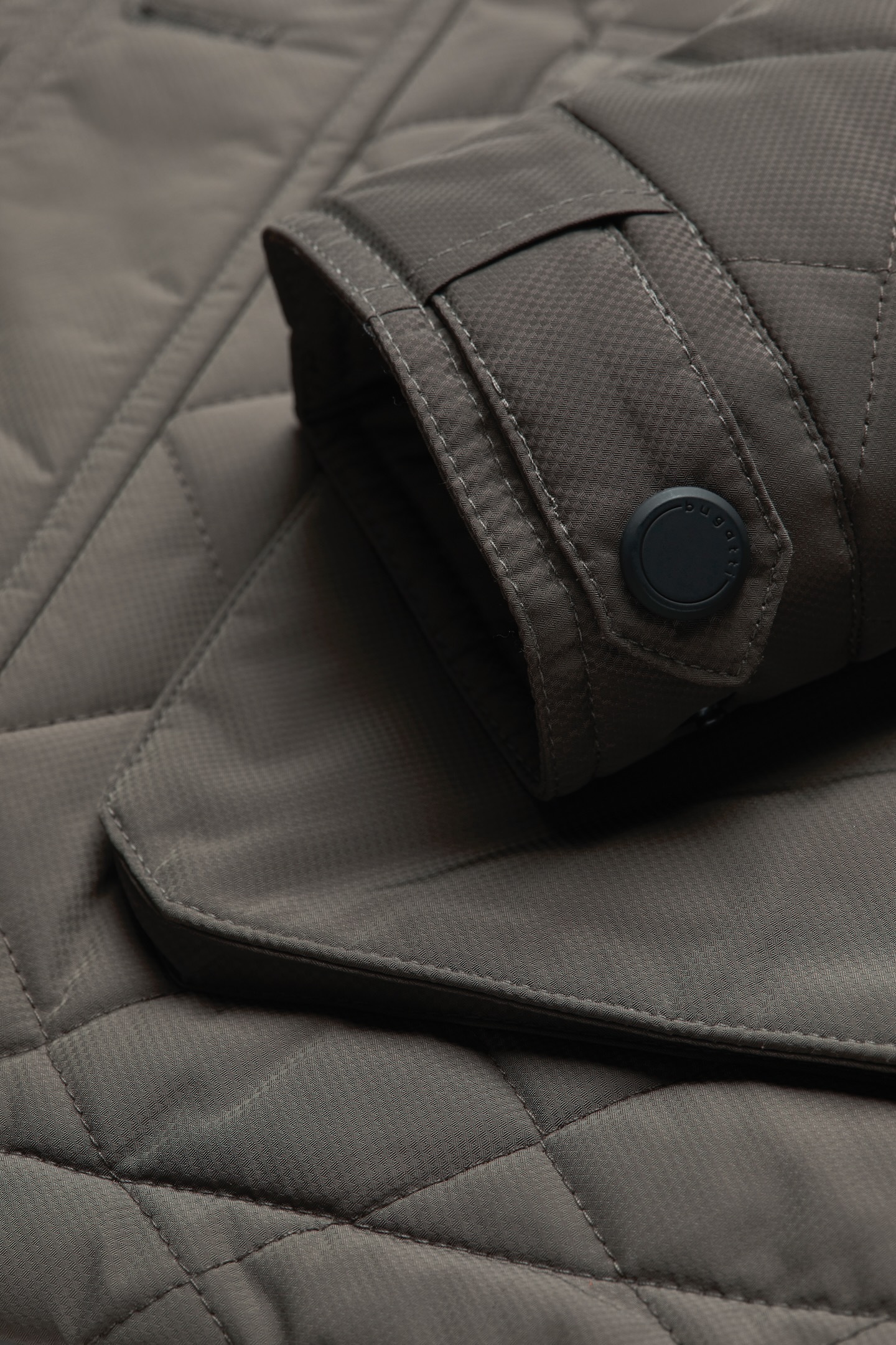 bugatti Langjacke, ohne Kapuze, im Rautenstepp