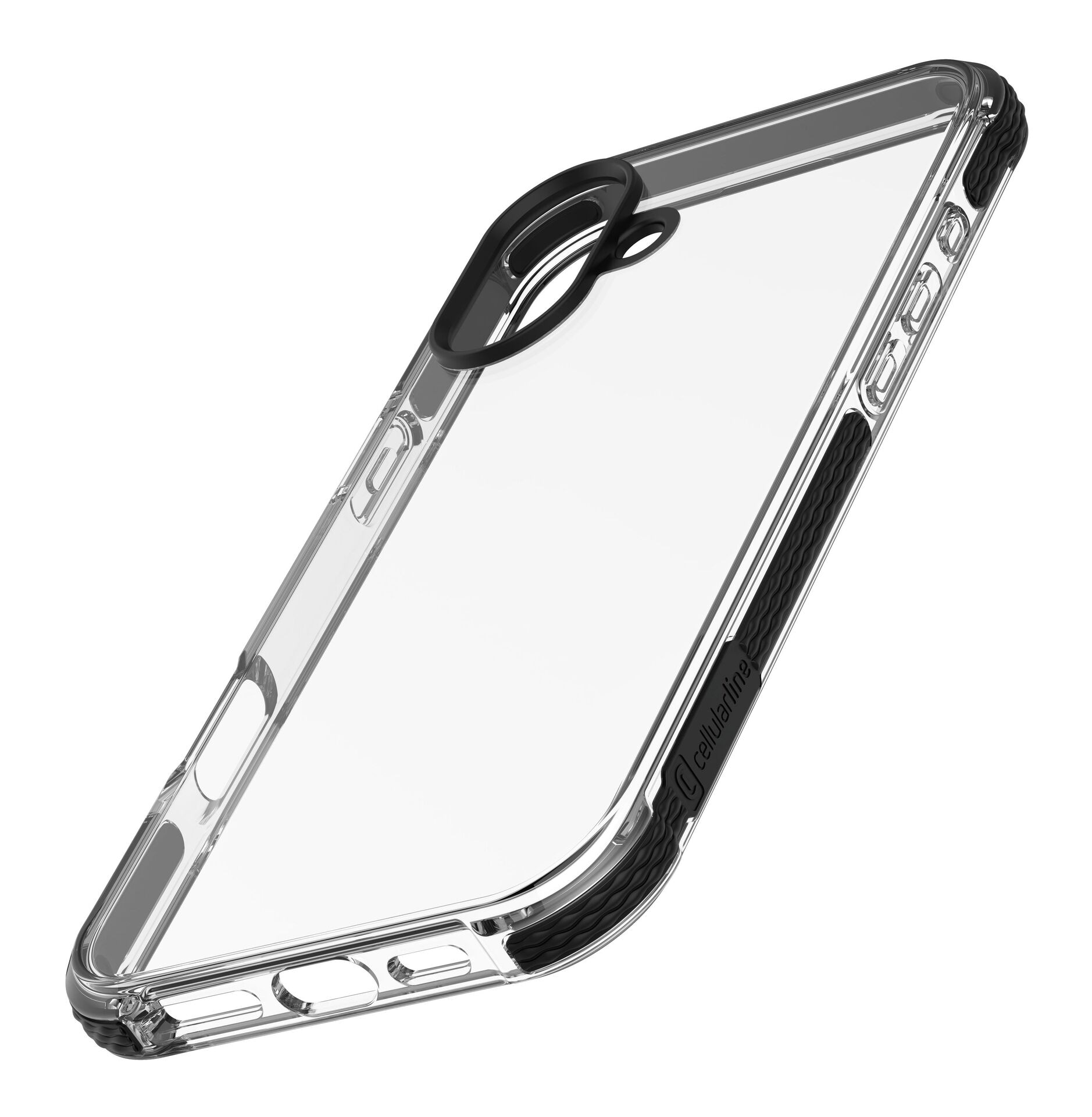 CELLULARLINE Handyhülle "Strong Guard Case für Apple iPhone 16", B:11cm H:2cm T:21cm, transparent, Hüllen, Backcover, Schutzhülle, Handyschutzhülle,