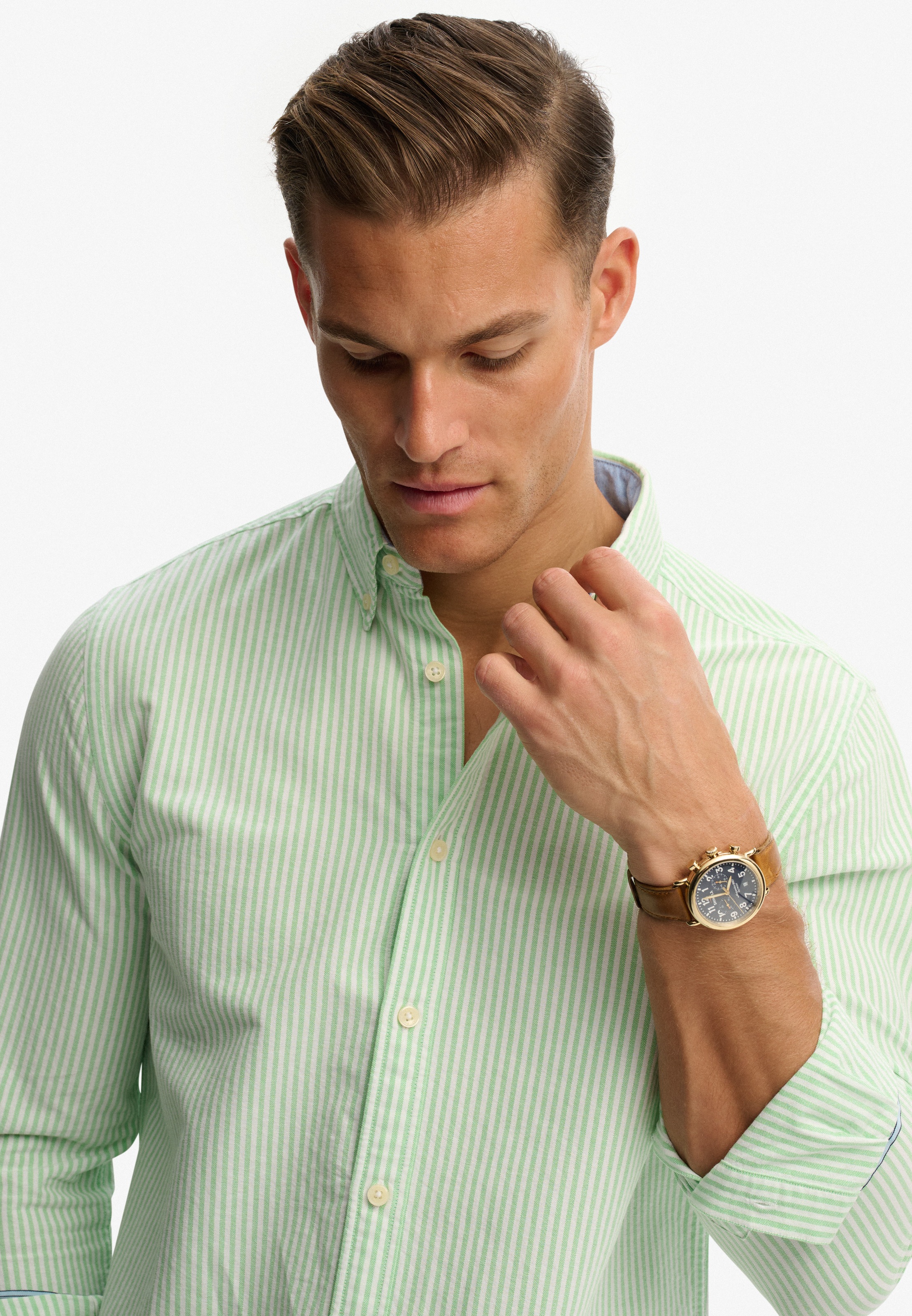 Thumbnail - Superdry Langarmhemd "PREPPY OXFORD L/S SHIRT" Baumwolle, regular fit