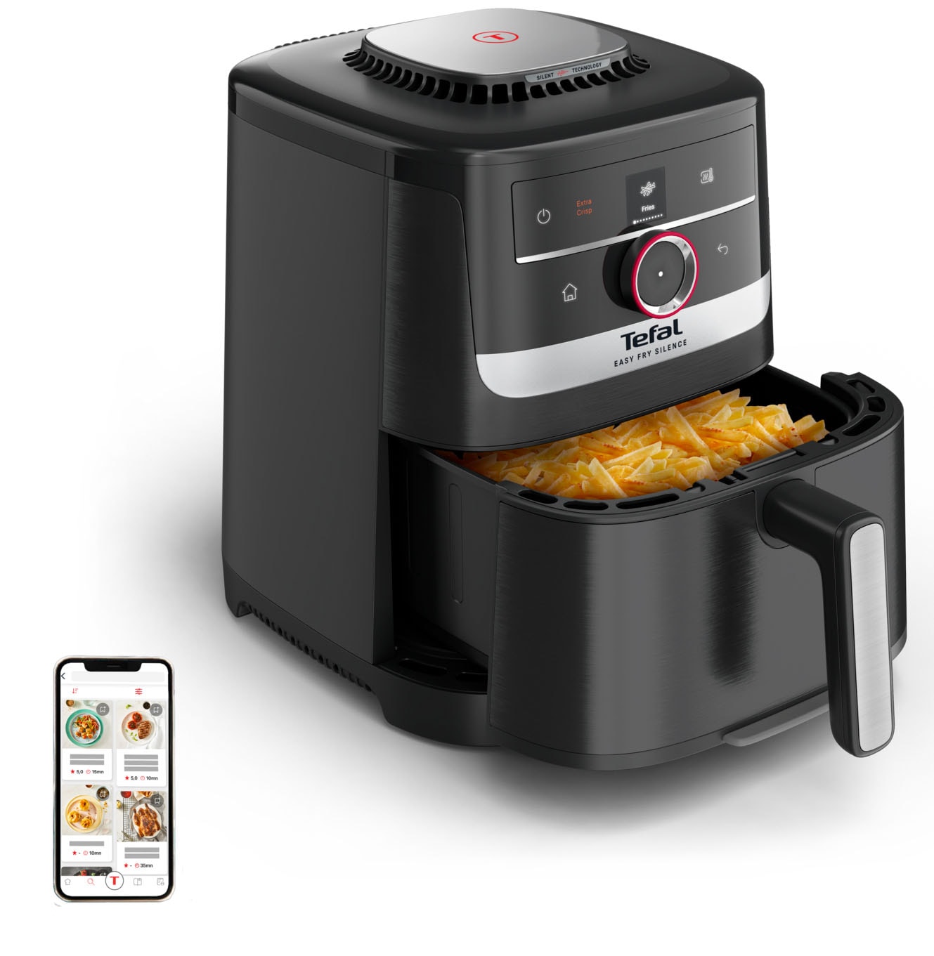Tefal "EY5728 Easy Fry Smart & Silence" 1670 Smart-Assist System mit 55 Pro günstig online kaufen
