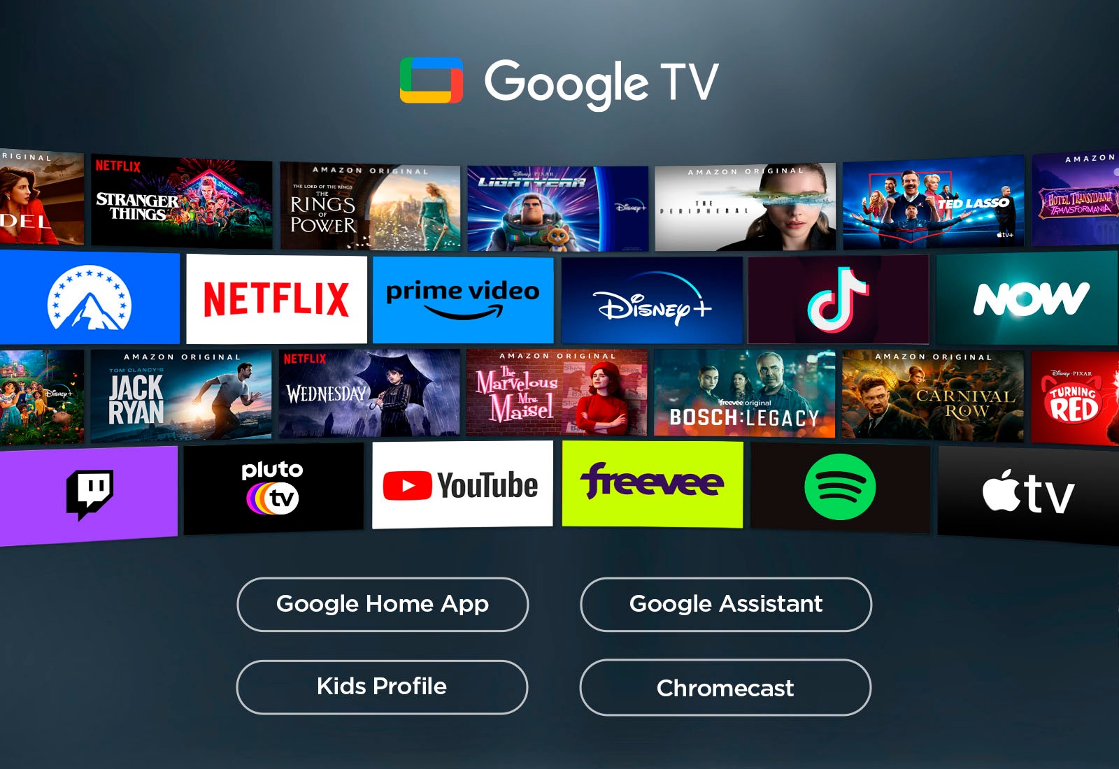 TCL LED-Fernseher »58V6BX1«, 4K Ultra HD, Google TV-Smart-TV