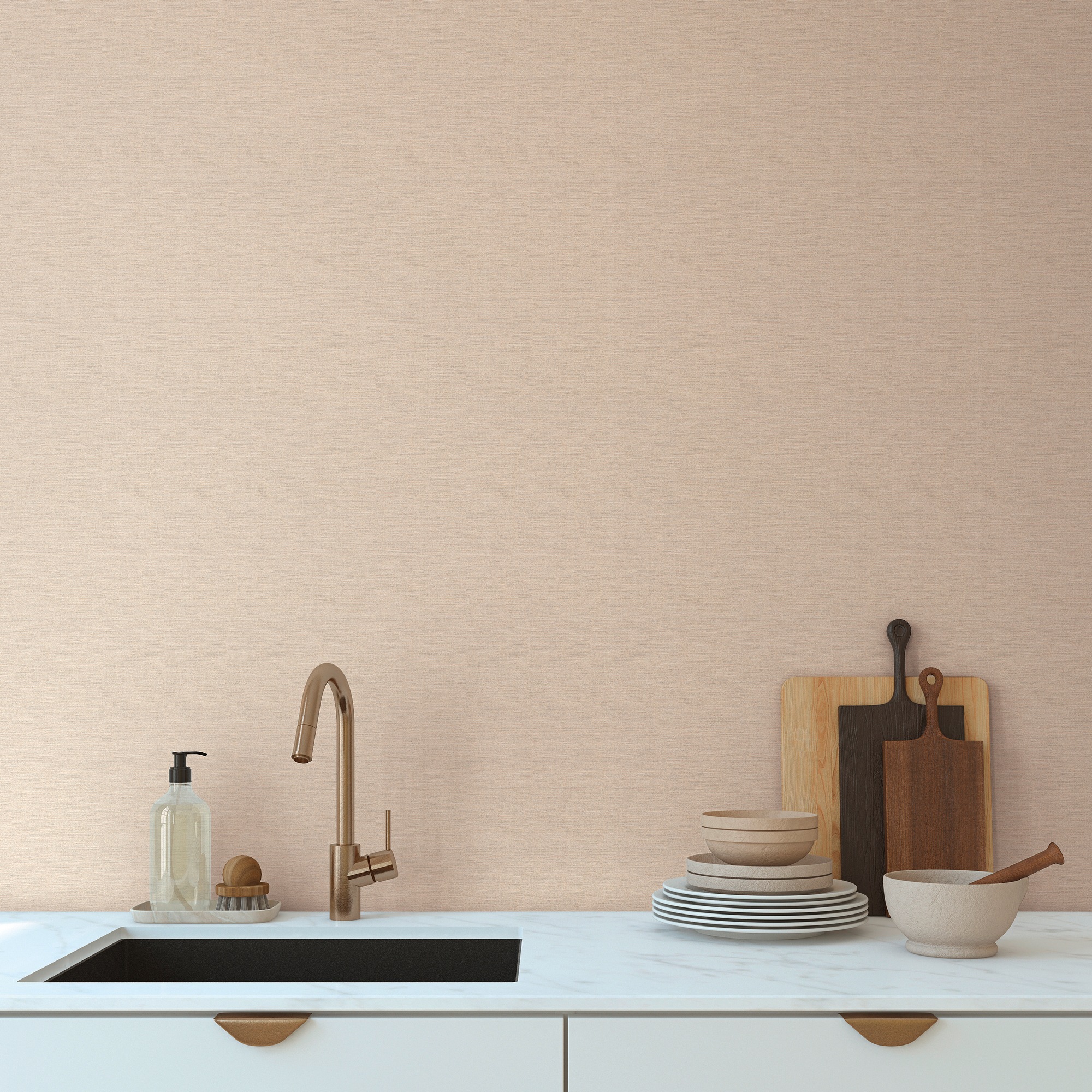 living walls Vliestapete »Tropen-Tapete bunt grün – Exotische Blätter« matt glatt