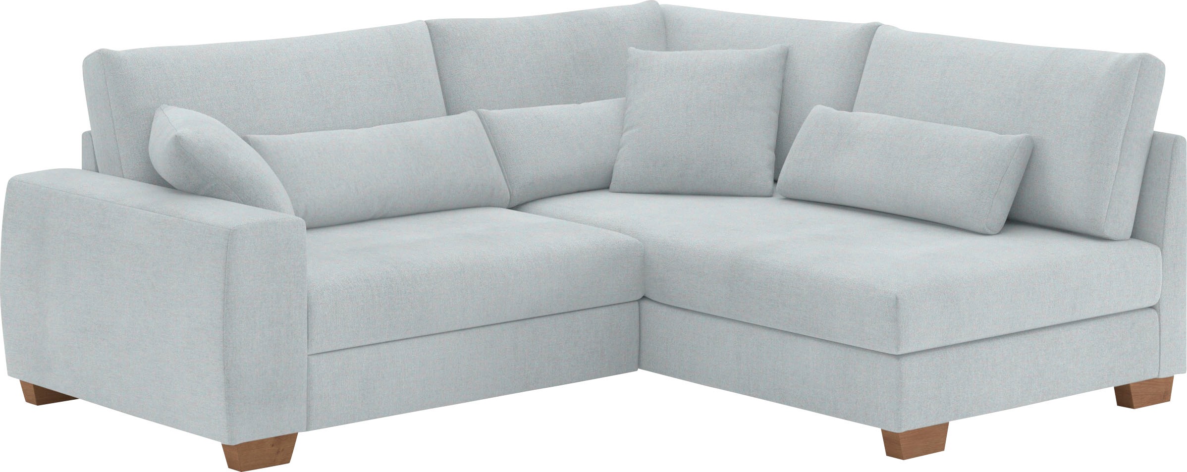 Mr. Couch Ecksofa "Hilla L-Form" Mit Federkern, wahlweise mit Bettfunktion günstig online kaufen