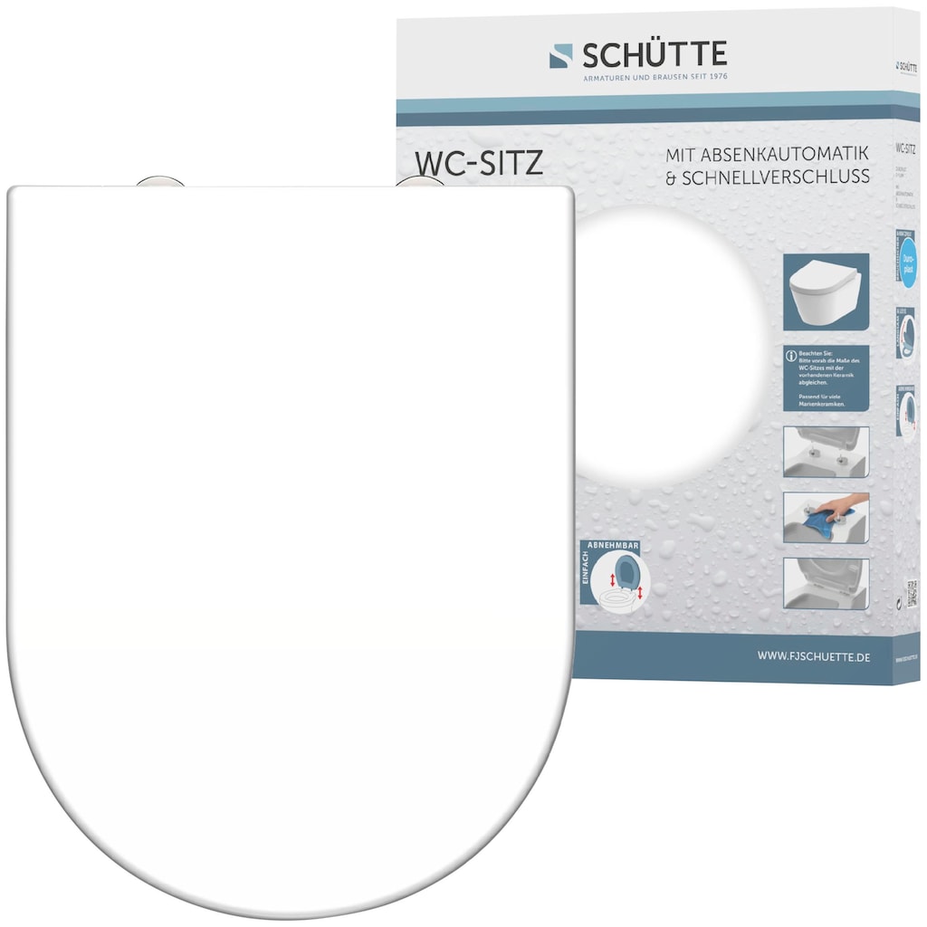 Schütte WC-Sitz »WHITE«