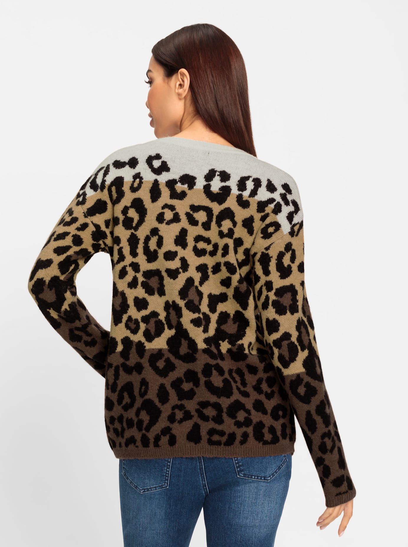 Thumbnail - heine Rundhalspullover "Jacquard-Pullover"