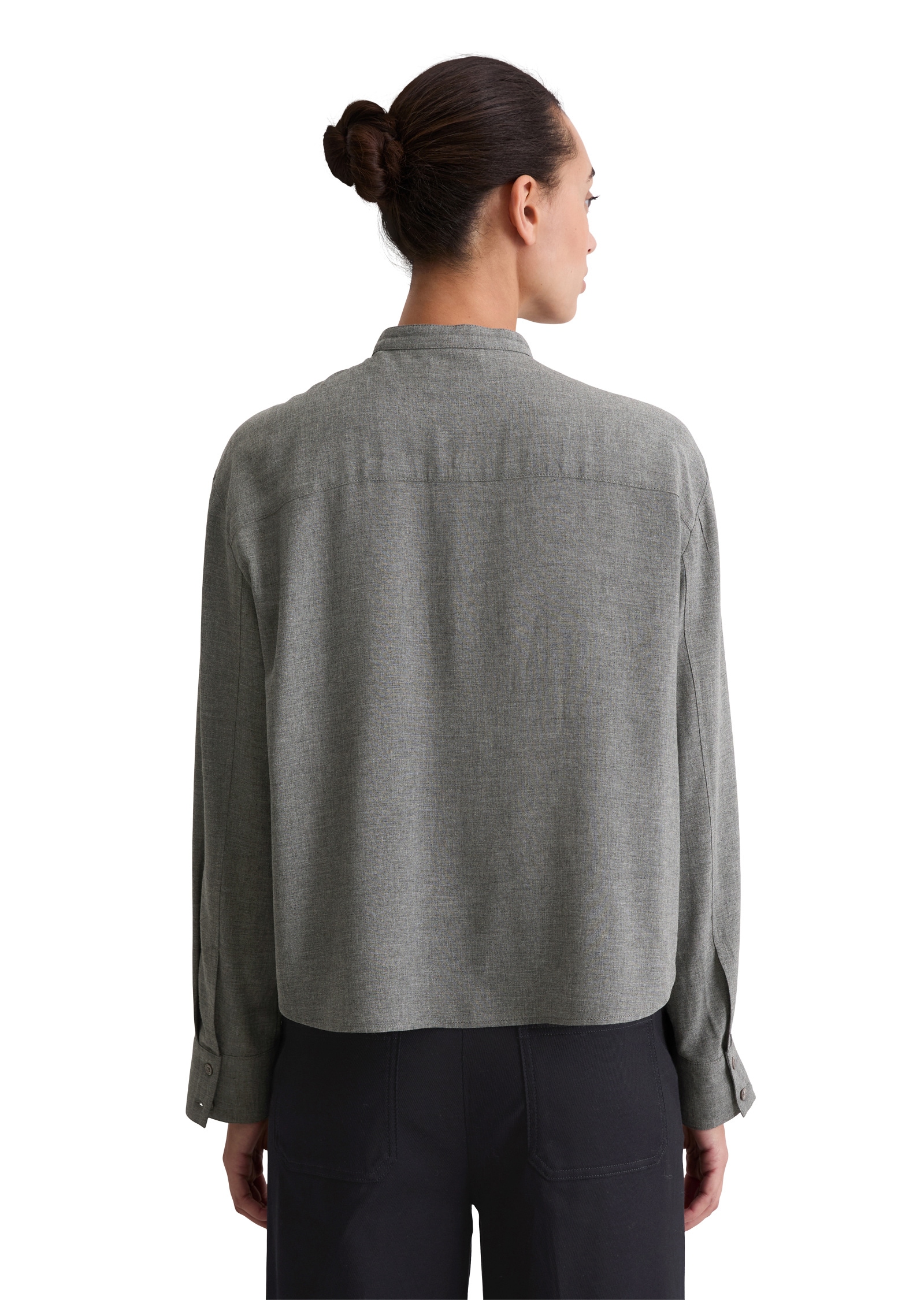 Marc O'Polo Langarmbluse »aus Viskose-Twill«