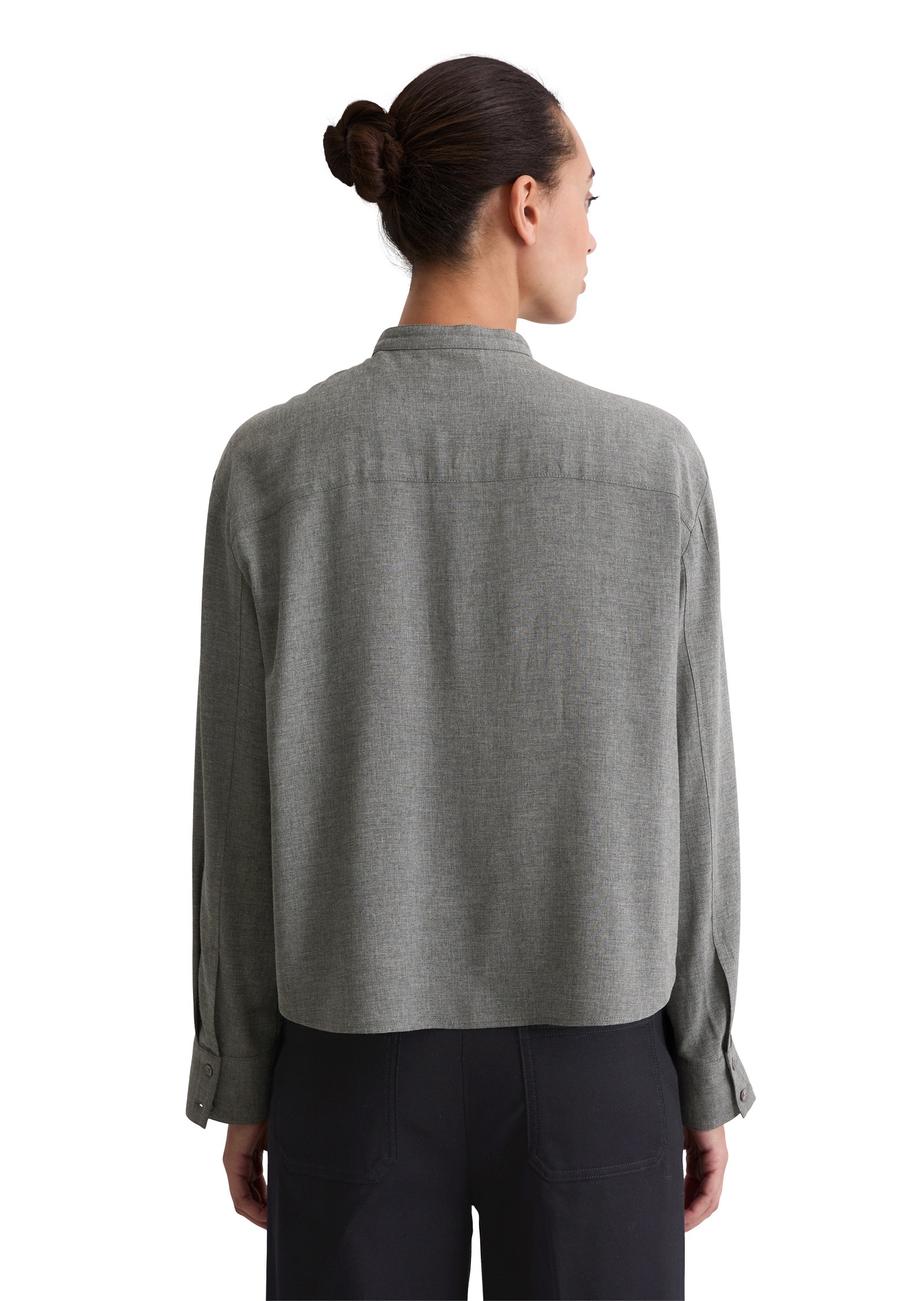 Thumbnail - Marc OPolo Langarmbluse "aus Viskose-Twill"