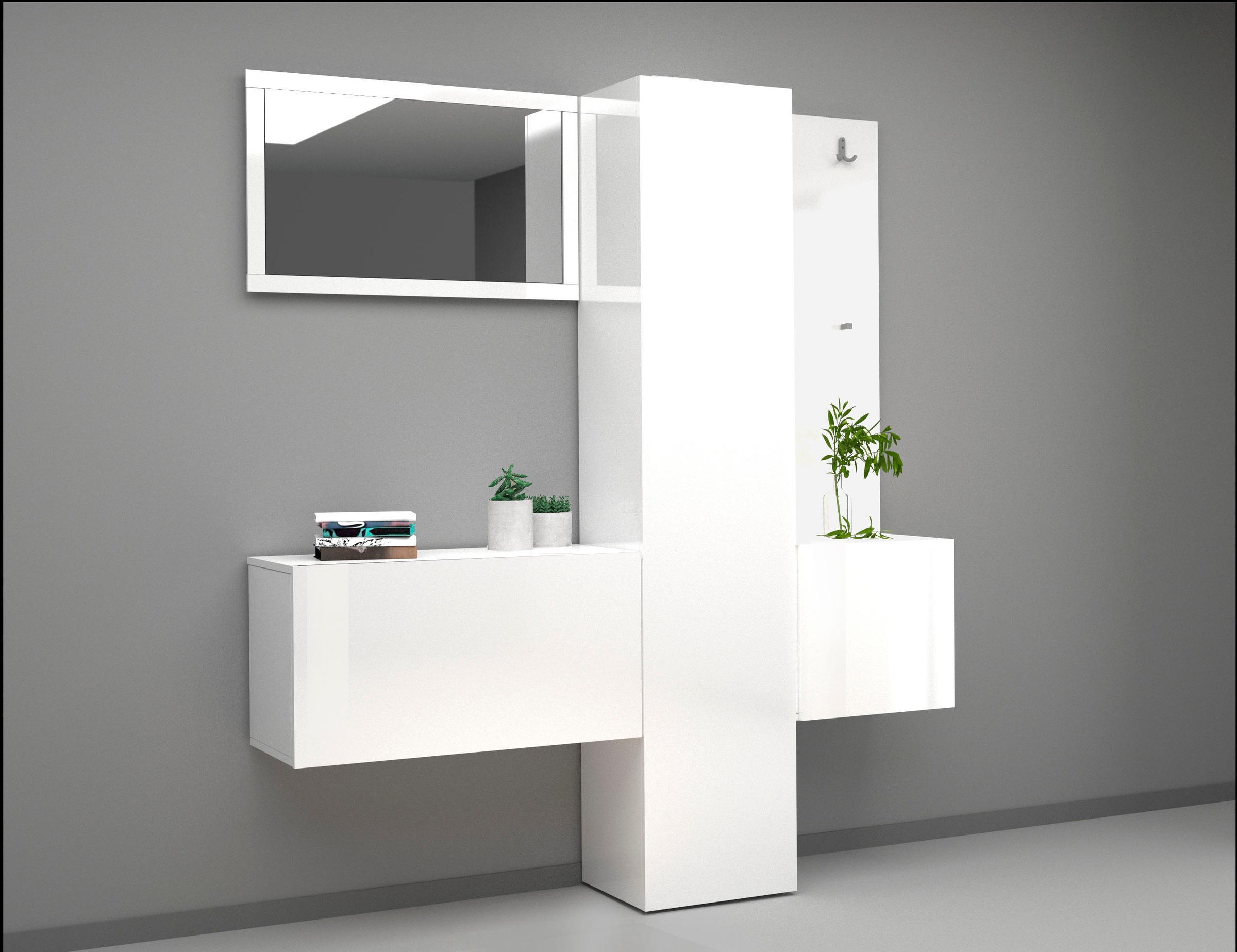 Home affaire Garderoben-Set "Kompakt" 5 Stk. tlg. günstig online kaufen