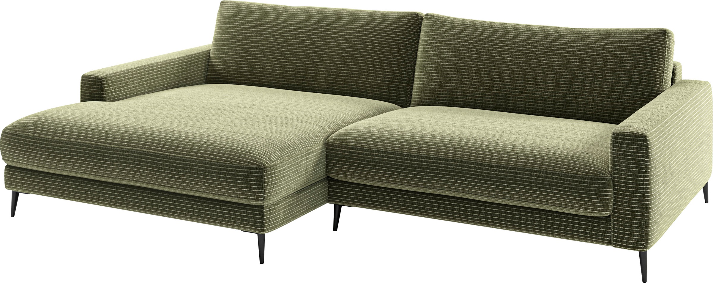 INOSIGN Ecksofa "Downtown, B/T/H: 272/190/84 cm L-Form", weicher Sitzkomfor günstig online kaufen
