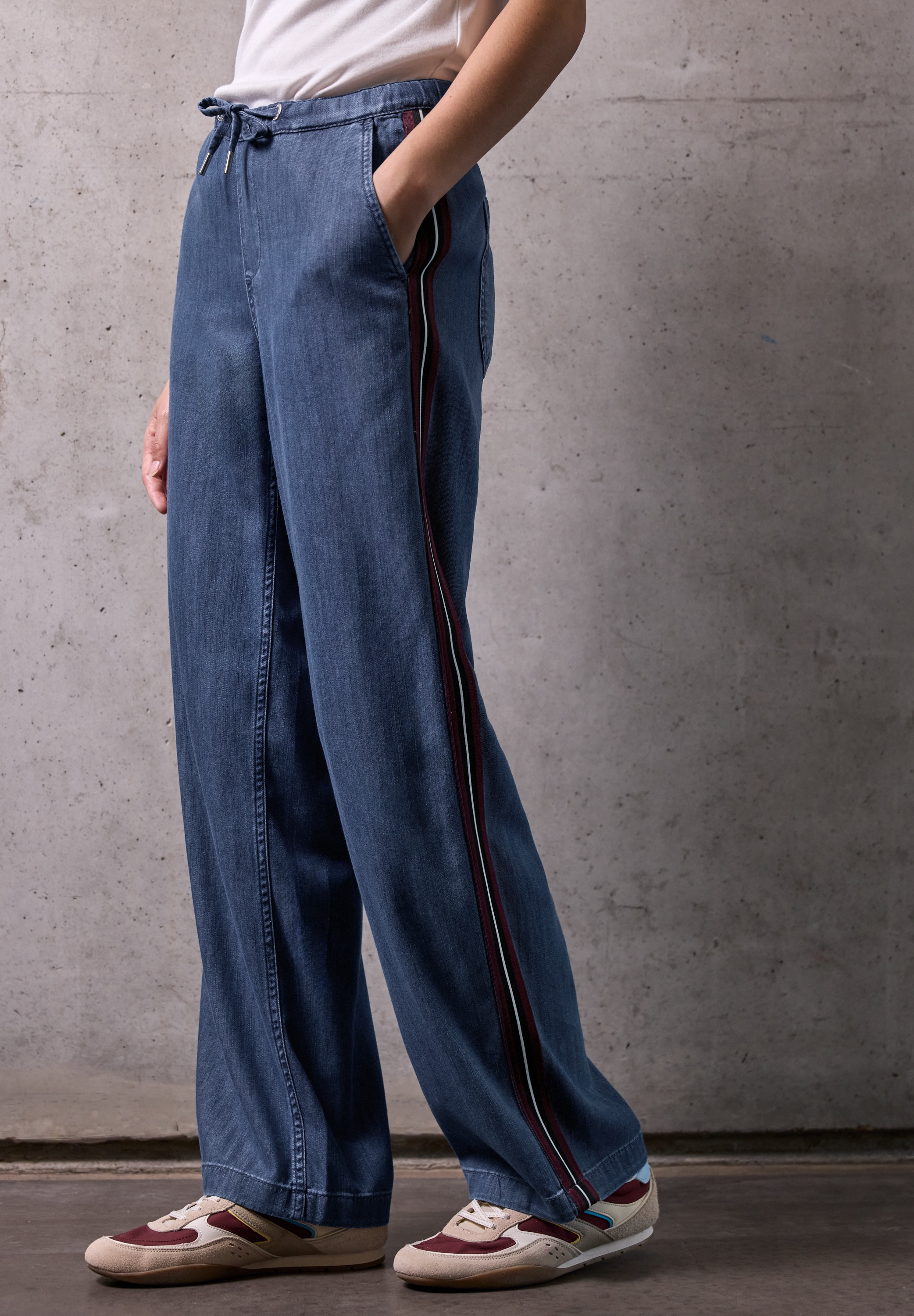 STREET ONE STUDIO Loose-fit-Jeans Middle Waist