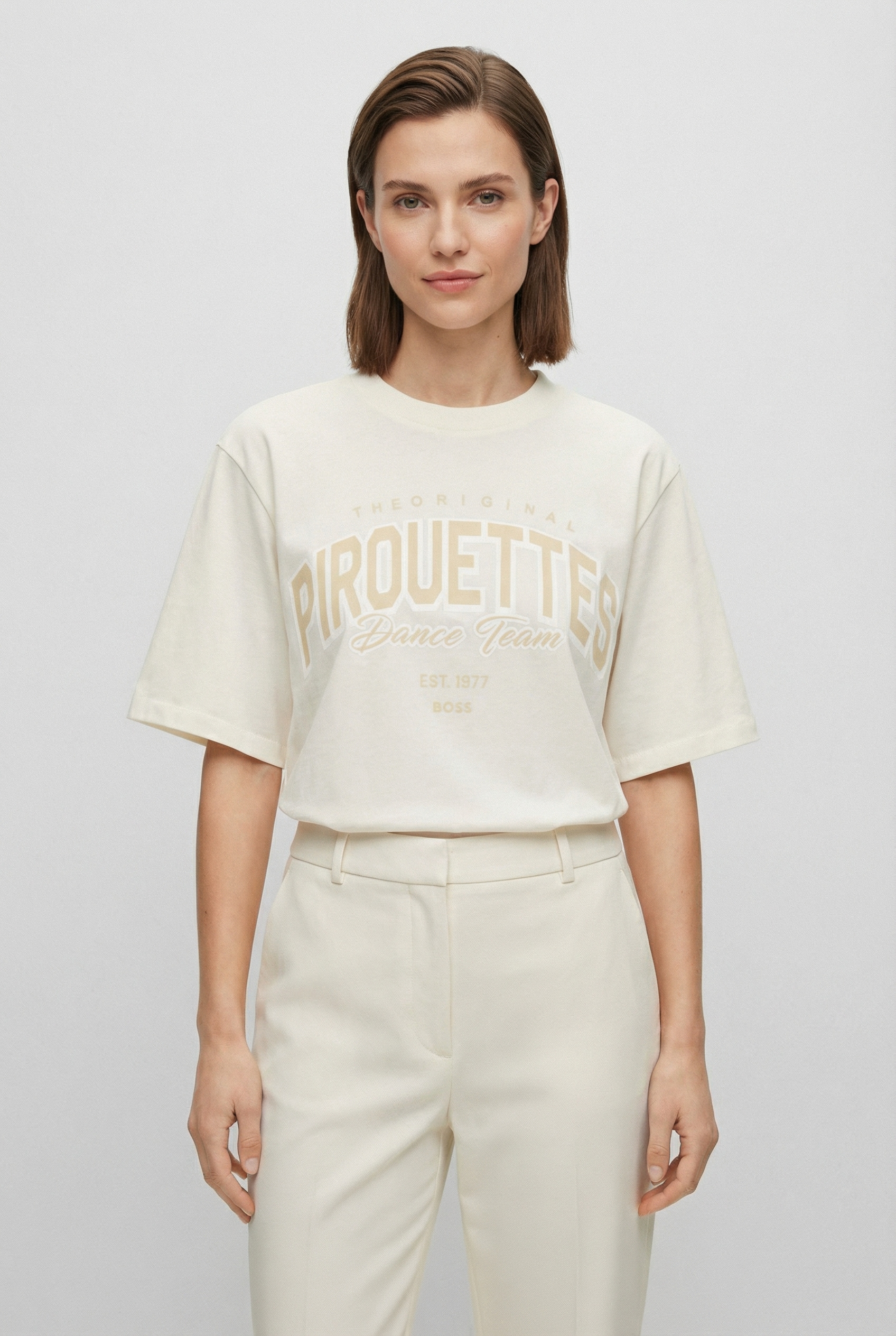 BOSS ORANGE T-Shirt "Eregular Premium Damenmode" im Relaxed Fit günstig online kaufen