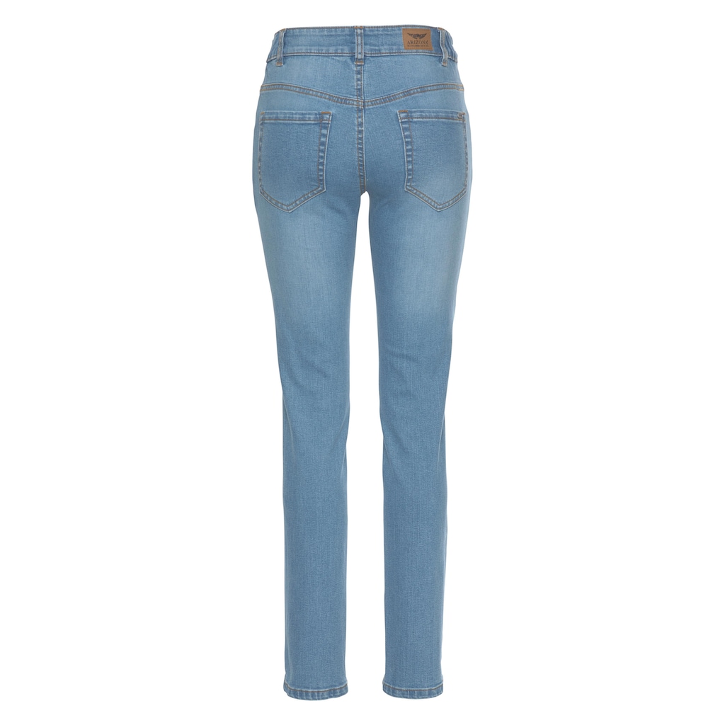 Arizona Slim-fit-Jeans »Bund mit seitlichem Gummizugeinsatz«