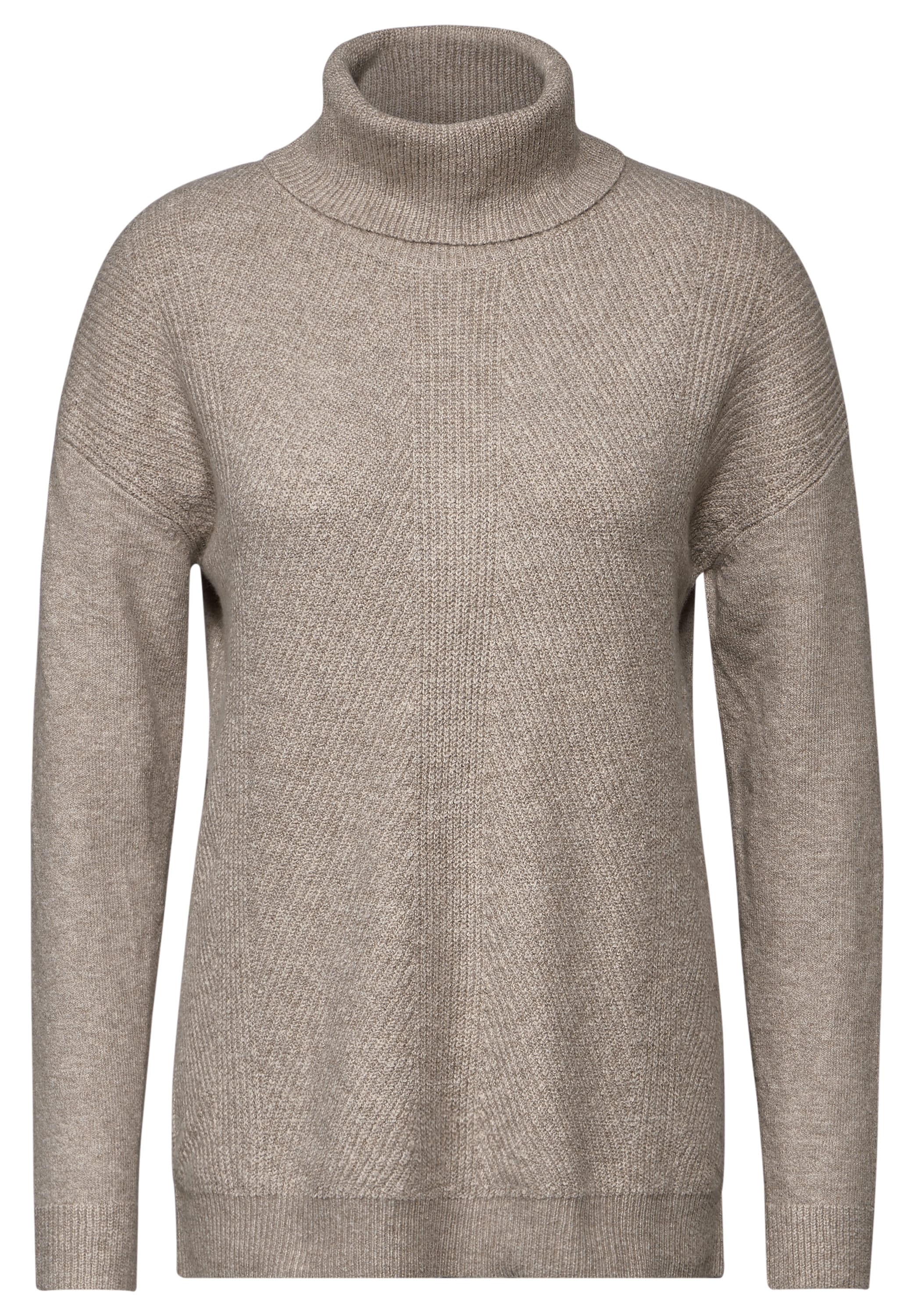 Cecil Rollkragenpullover, aus softem Materialmix