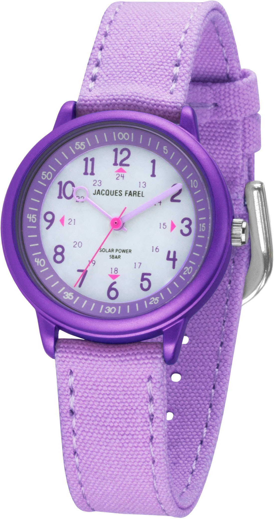 Jacques Farel Solaruhr »ORSO 3110«, Armbanduhr, Kinderuhr, ideal auch als Geschenk