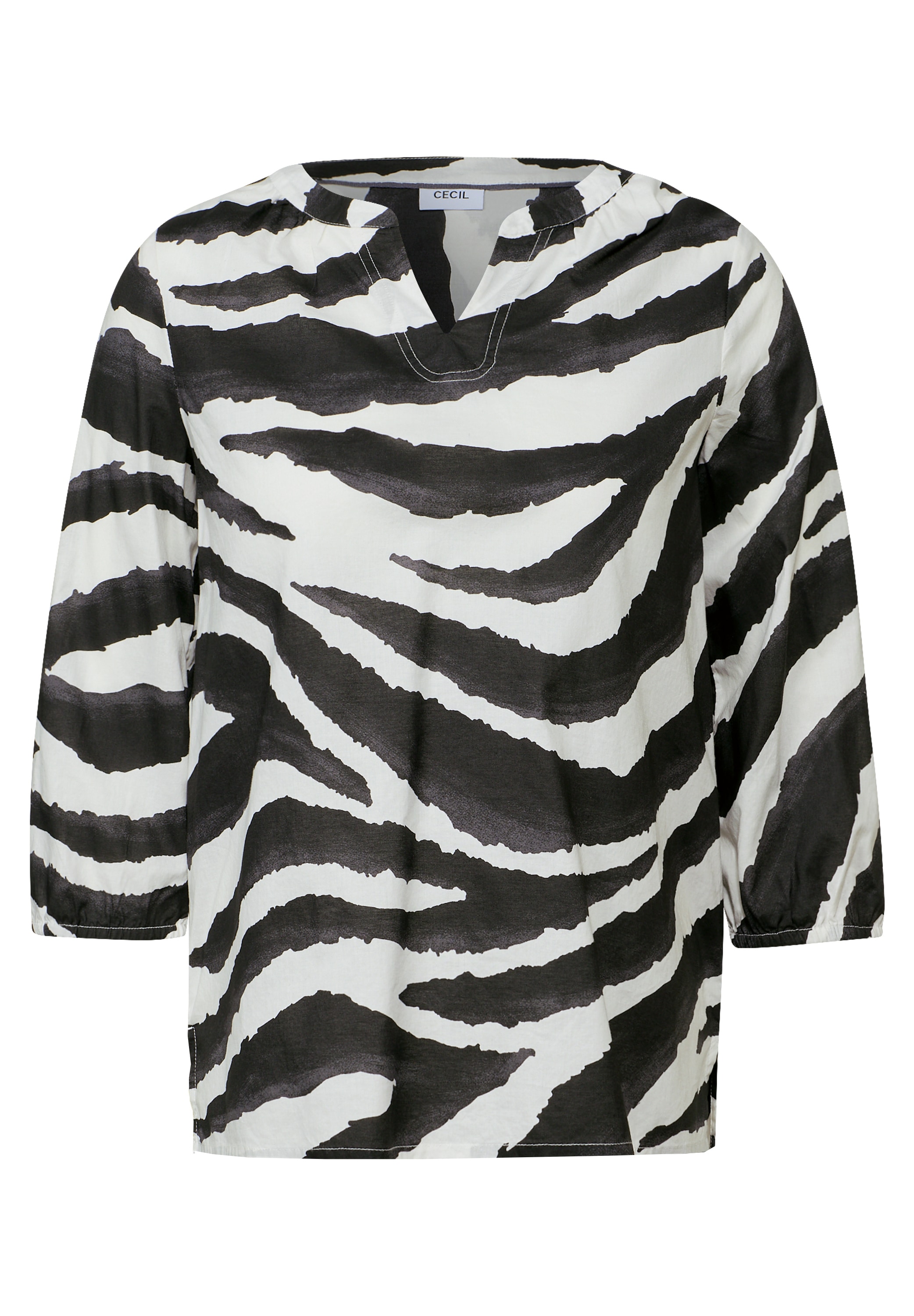 Cecil Shirtbluse, mit Seitlichen Einschlitzen am Saum