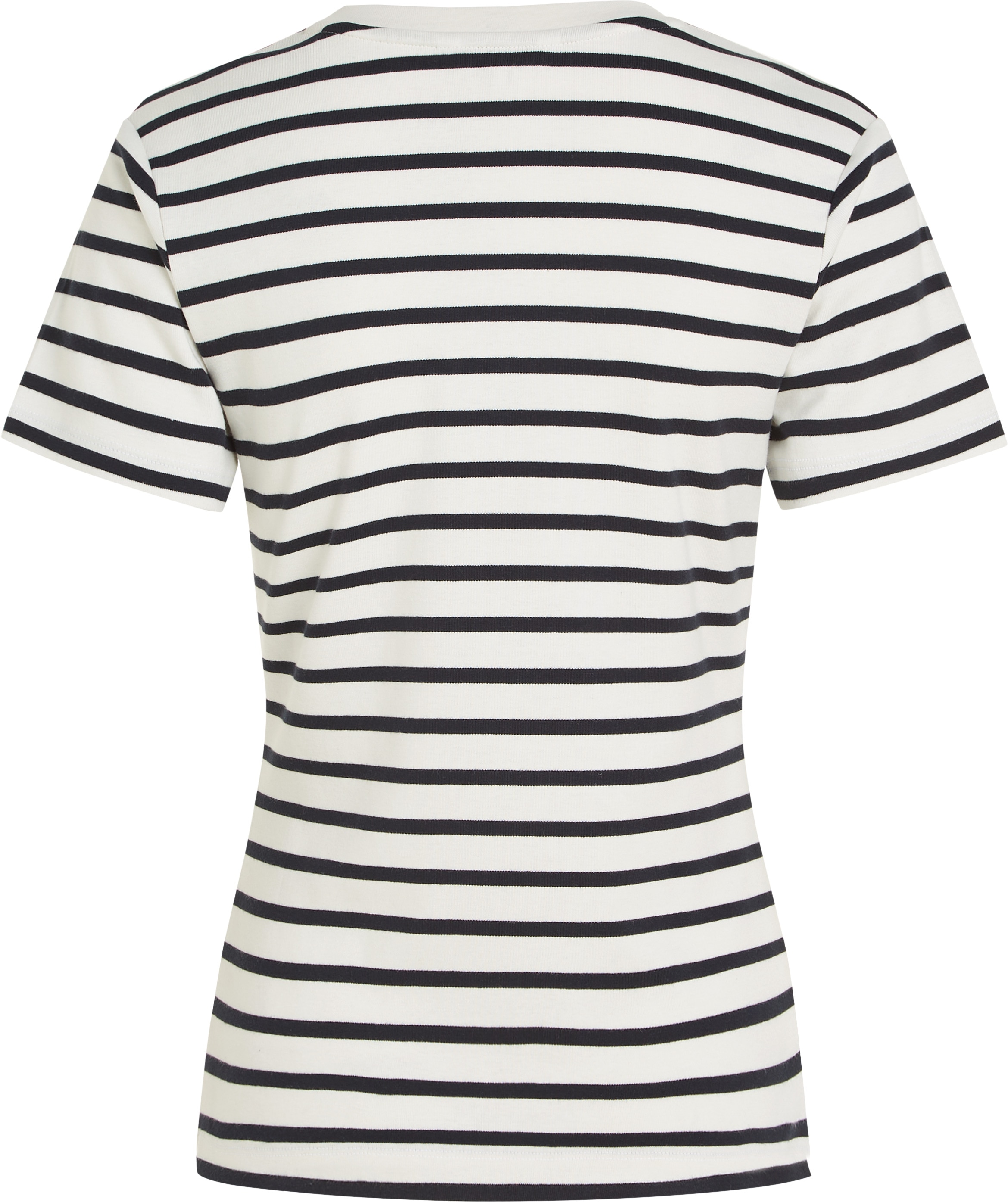 Tommy Hilfiger T-Shirt »SLIM CODY V-NK SS«, mit Logostickerei