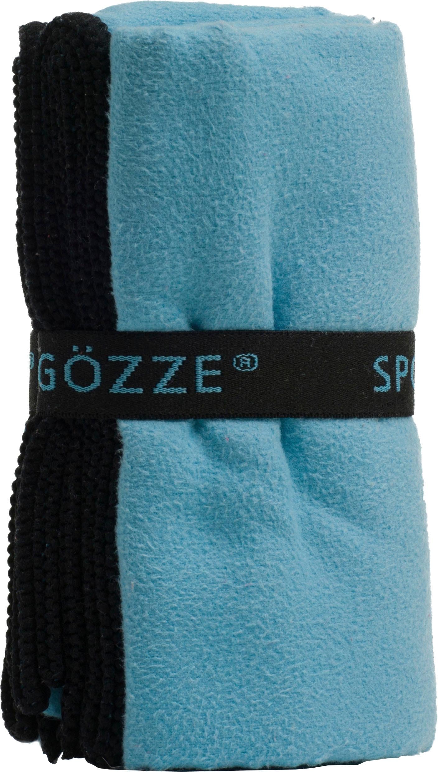 Gözze Sporthandtuch »Sports by Gözze«, (2 St., 2er Set Sporthandtücher 50 x 100 cm), im Set, schnell trocknend, Mikrofaser, für Sport, Reisen & Camping
