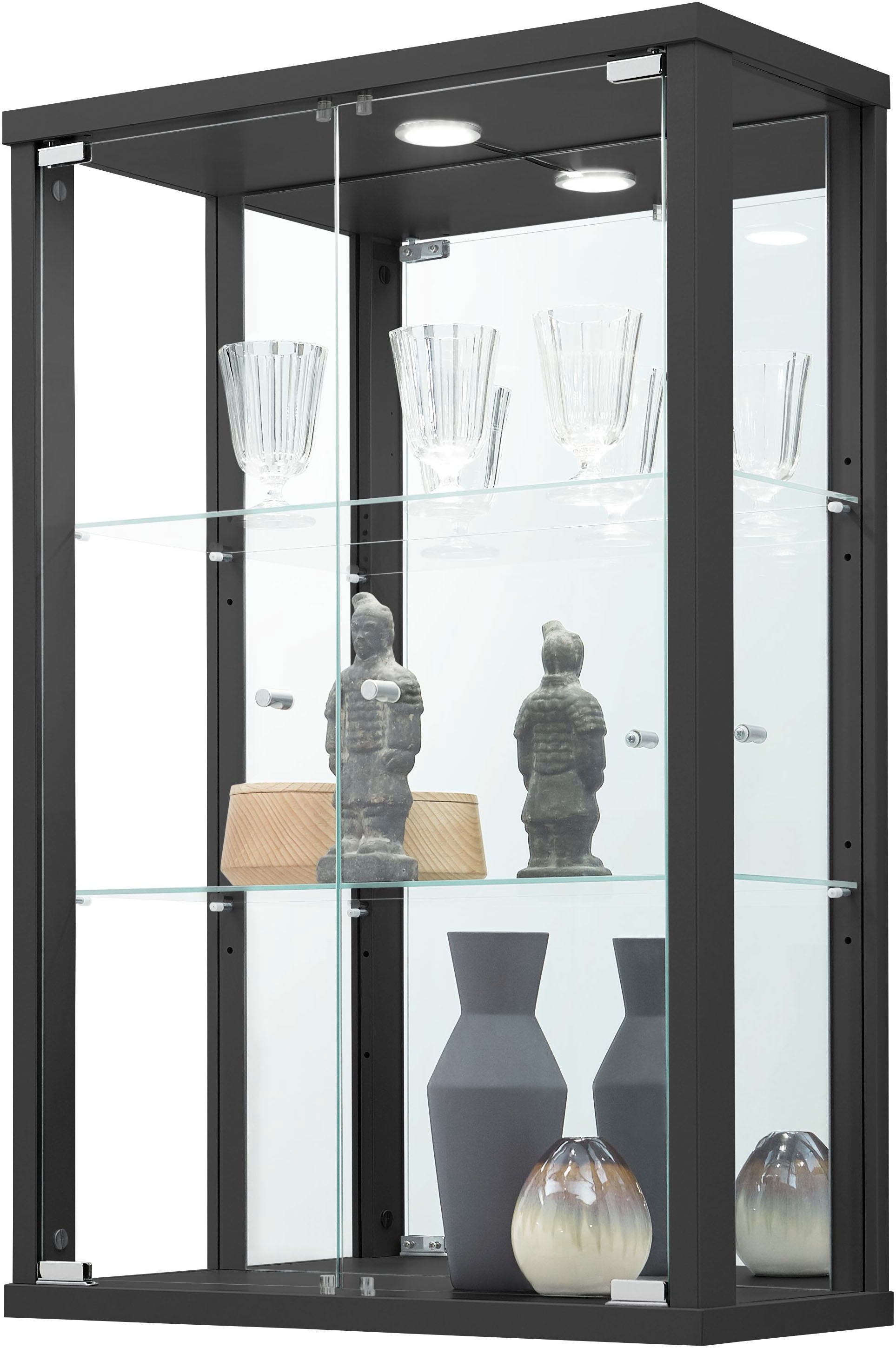 fif möbel Vitrine »OPTIMA«, Hängevitrine/Glasvitrine 2x Glastür,perfekt für Sammler,Sammlervitrine