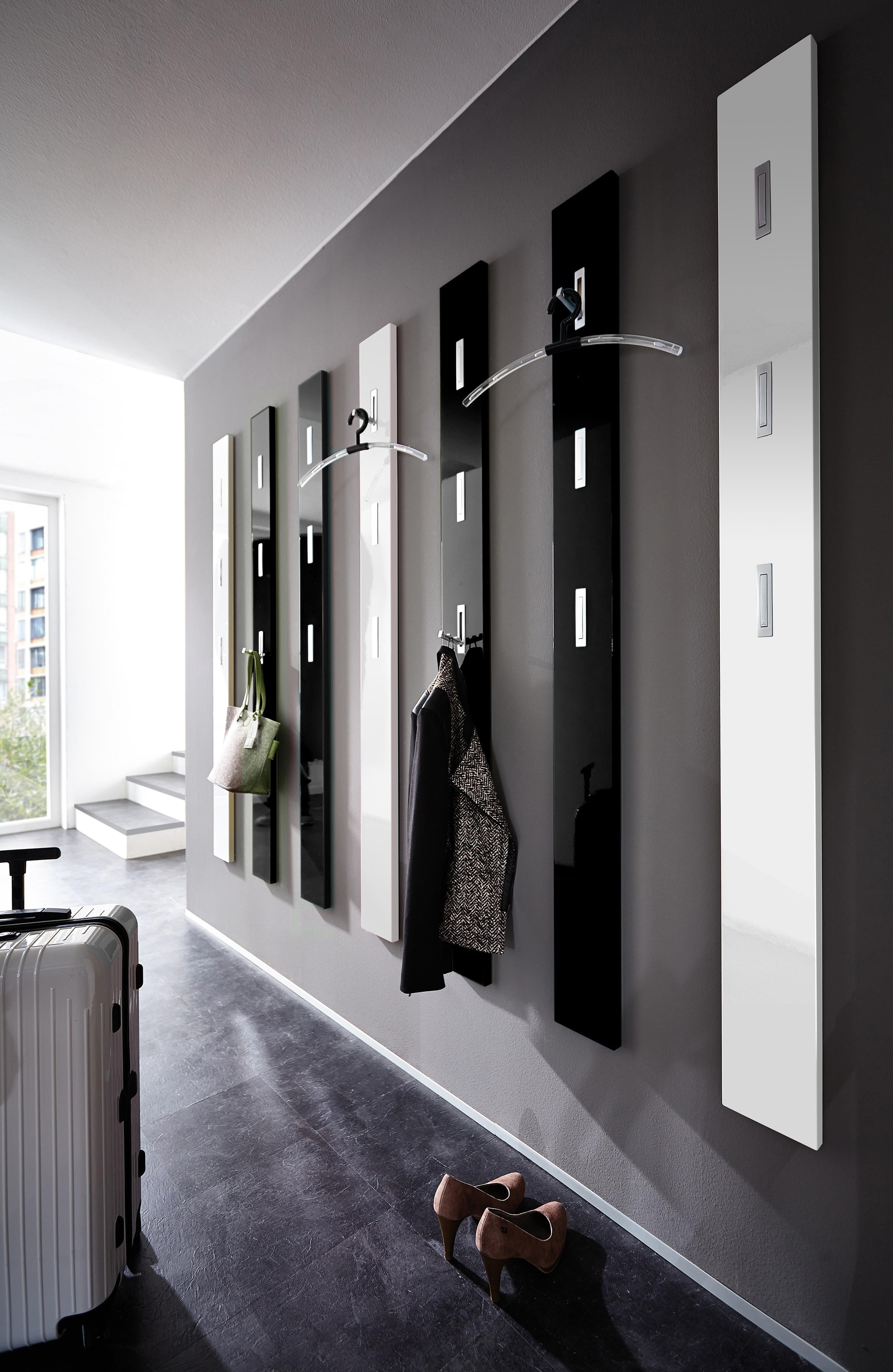 uno Garderobenpaneel  Puzzle ¦ schwarz ¦ MDF-Platte ¦ Maße (cm): B: 15 H: 1 günstig online kaufen