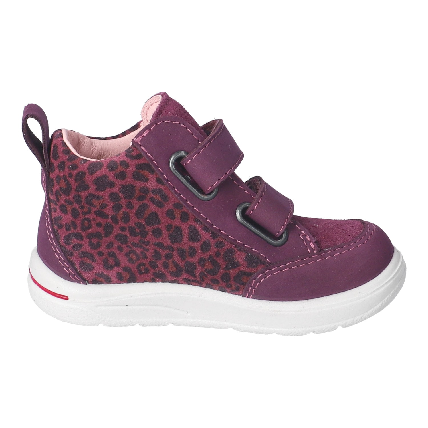 PEPINO by RICOSTA Sneaker »LIA, WMS: mittel«  Klettschuh, Babyschuh mit Kontrastbesatz, Größenschablone zum Download