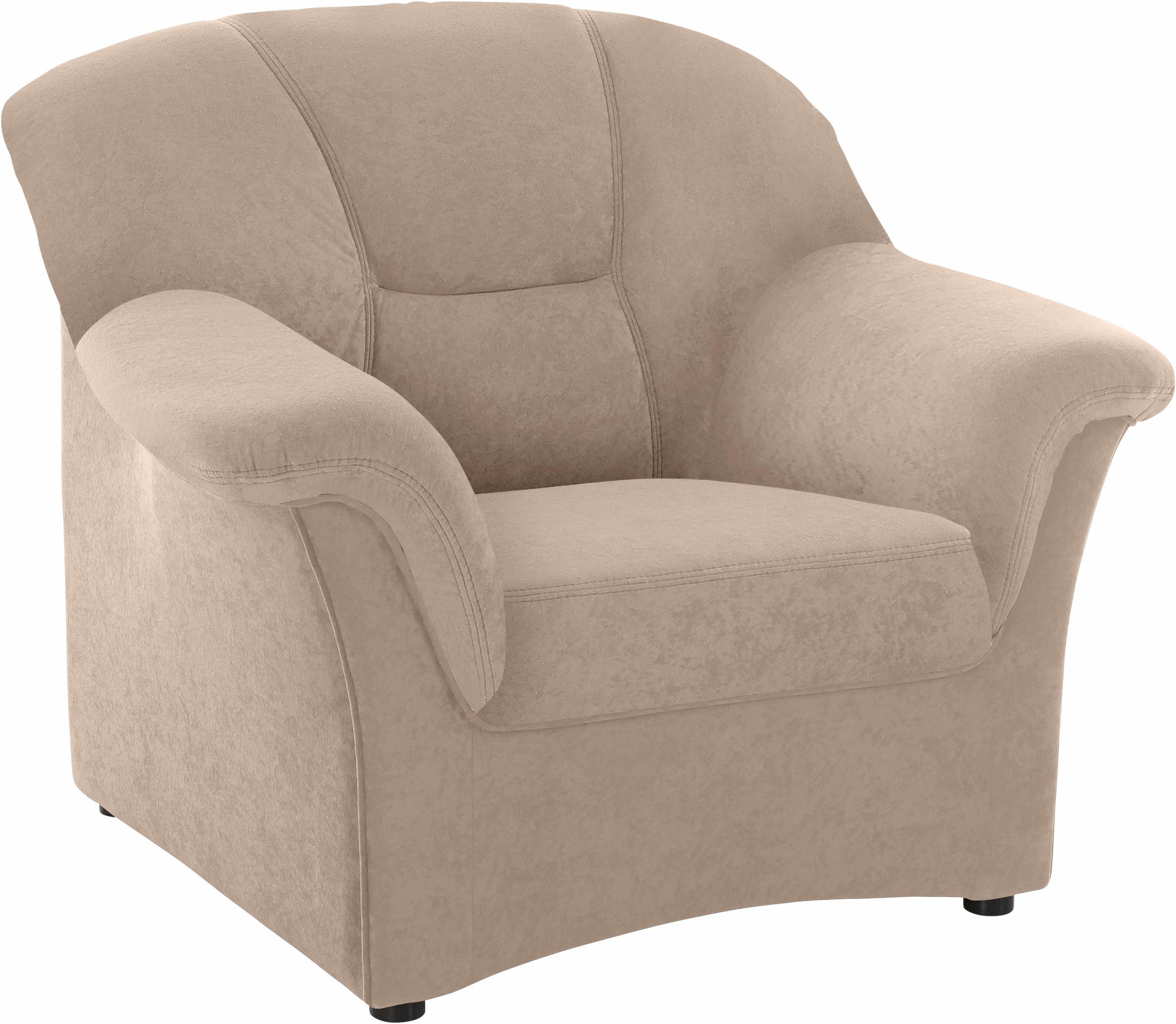 DOMO collection Sessel "SARAFINA Breite 102 cm, auch mit Federkern für noch mehr Sitzkomfort" whlw. mit Federkern, elegantes Design