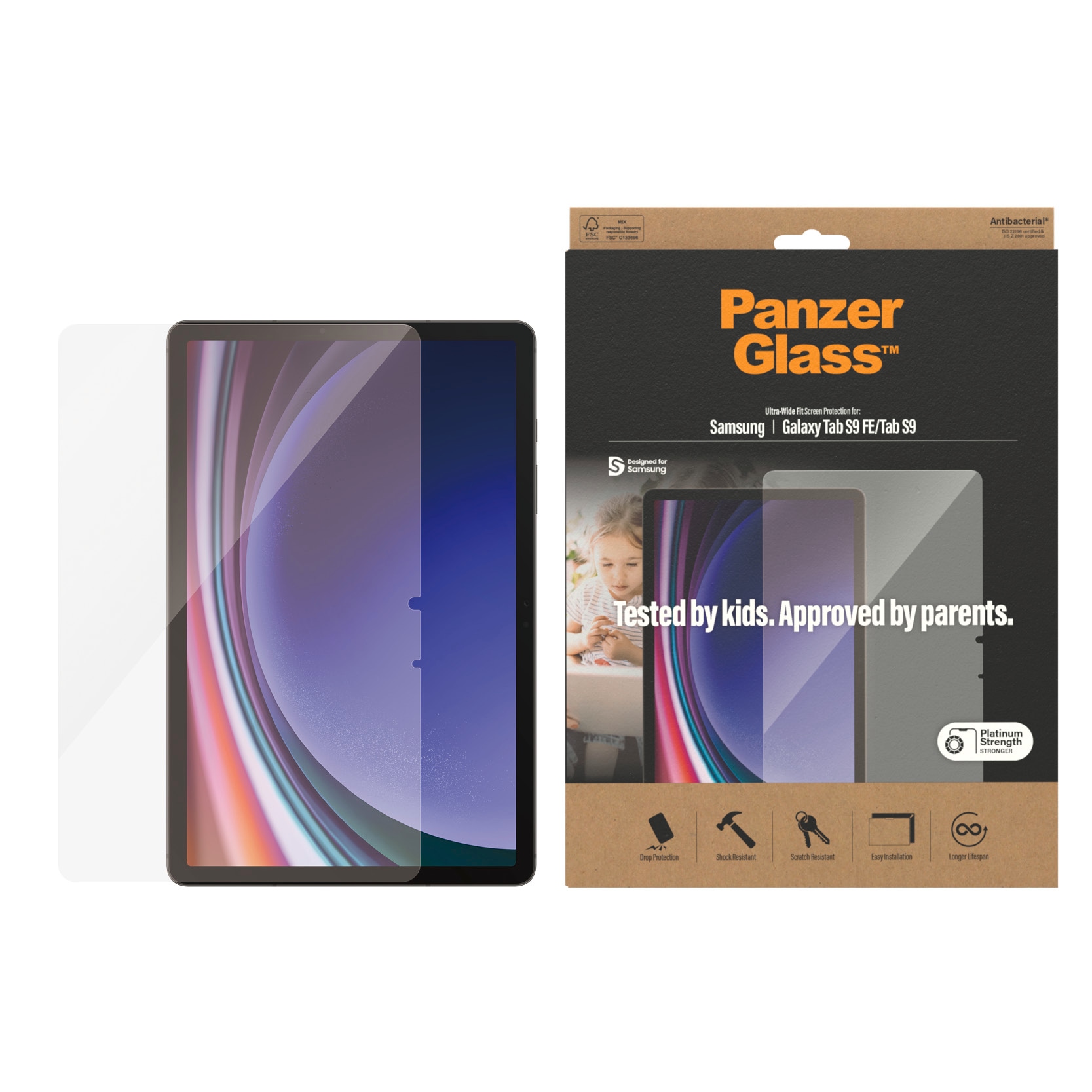 Displayschutzglas »Screen Protector Glass«, für Samsung Galaxy Tab S9, Ultra Wide Fit