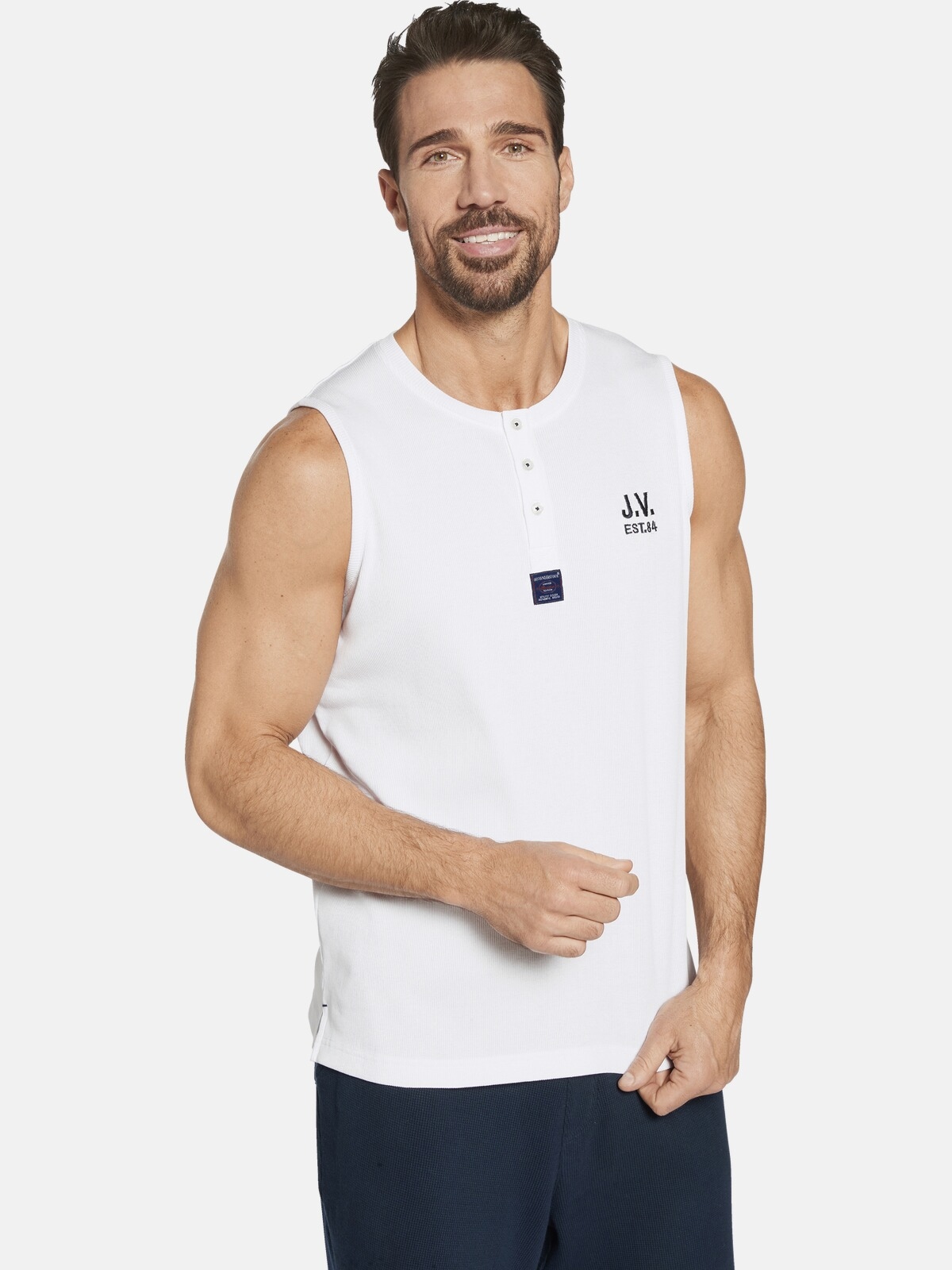 Jan Vanderstorm Tanktop "Doppelpack Muskelshirt MELFES"