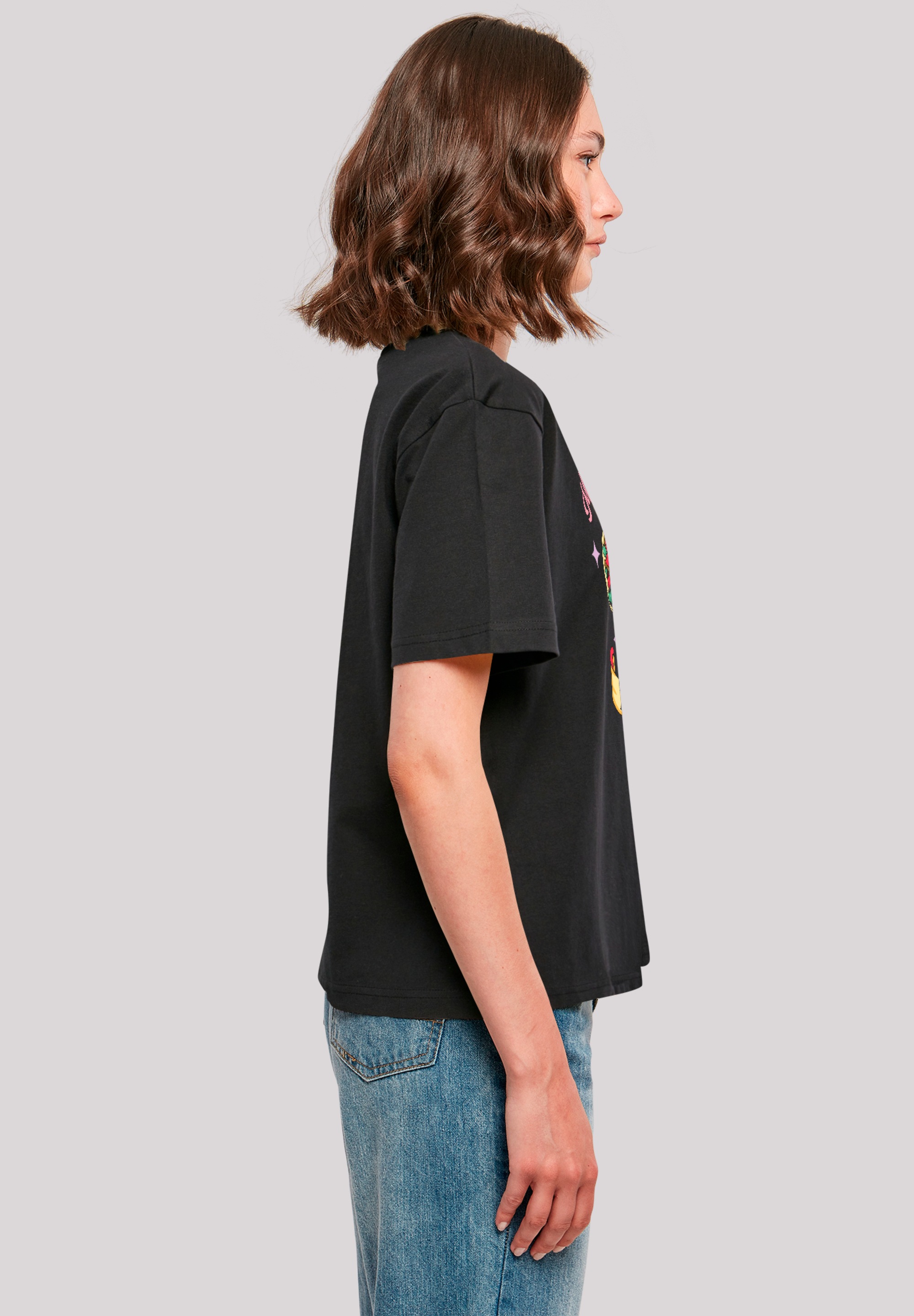 F4NT4STIC T-Shirt »Anti Valentinstag My Herz belongs to tacos«, Premium Qualität