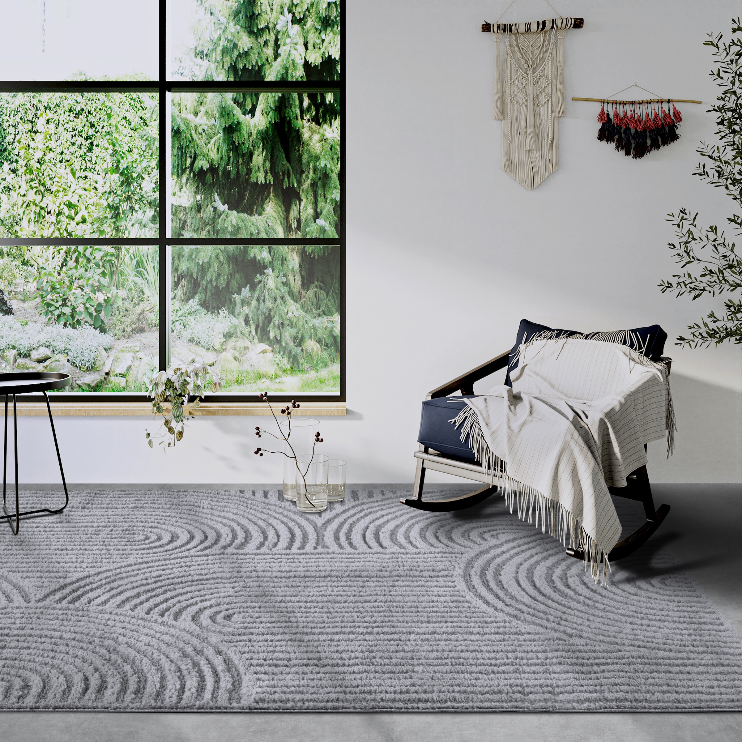 ELLE DECORATION Designteppich »Chappe«, rechteckig, 18 mm Höhe, Shaggy, Läufer, flauschig, weich, Langflor, modern, Hoch Tief Effekt