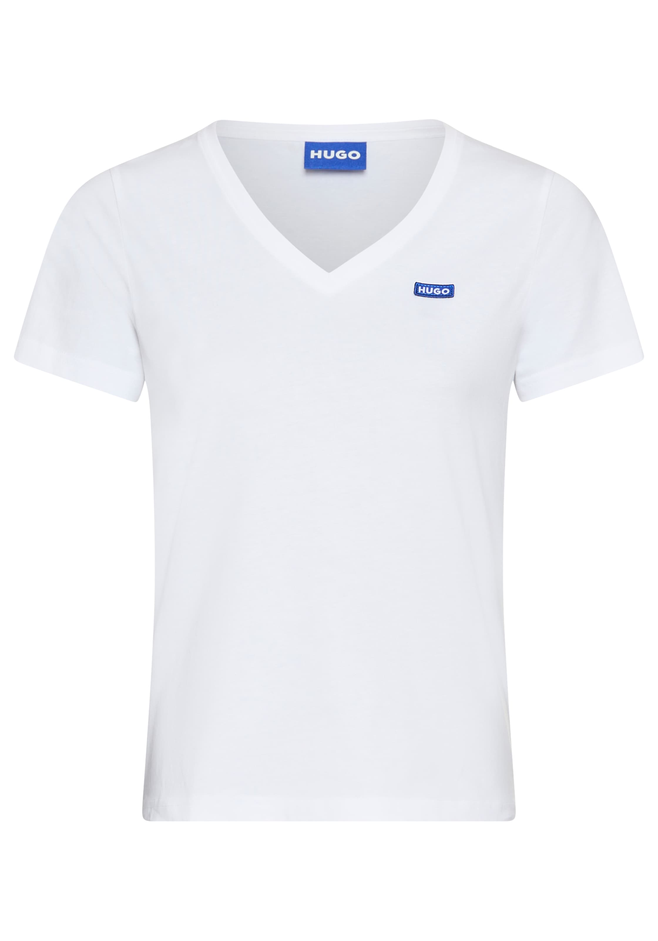 HUGO Blue T-Shirt "Classic V", mit Logo günstig online kaufen