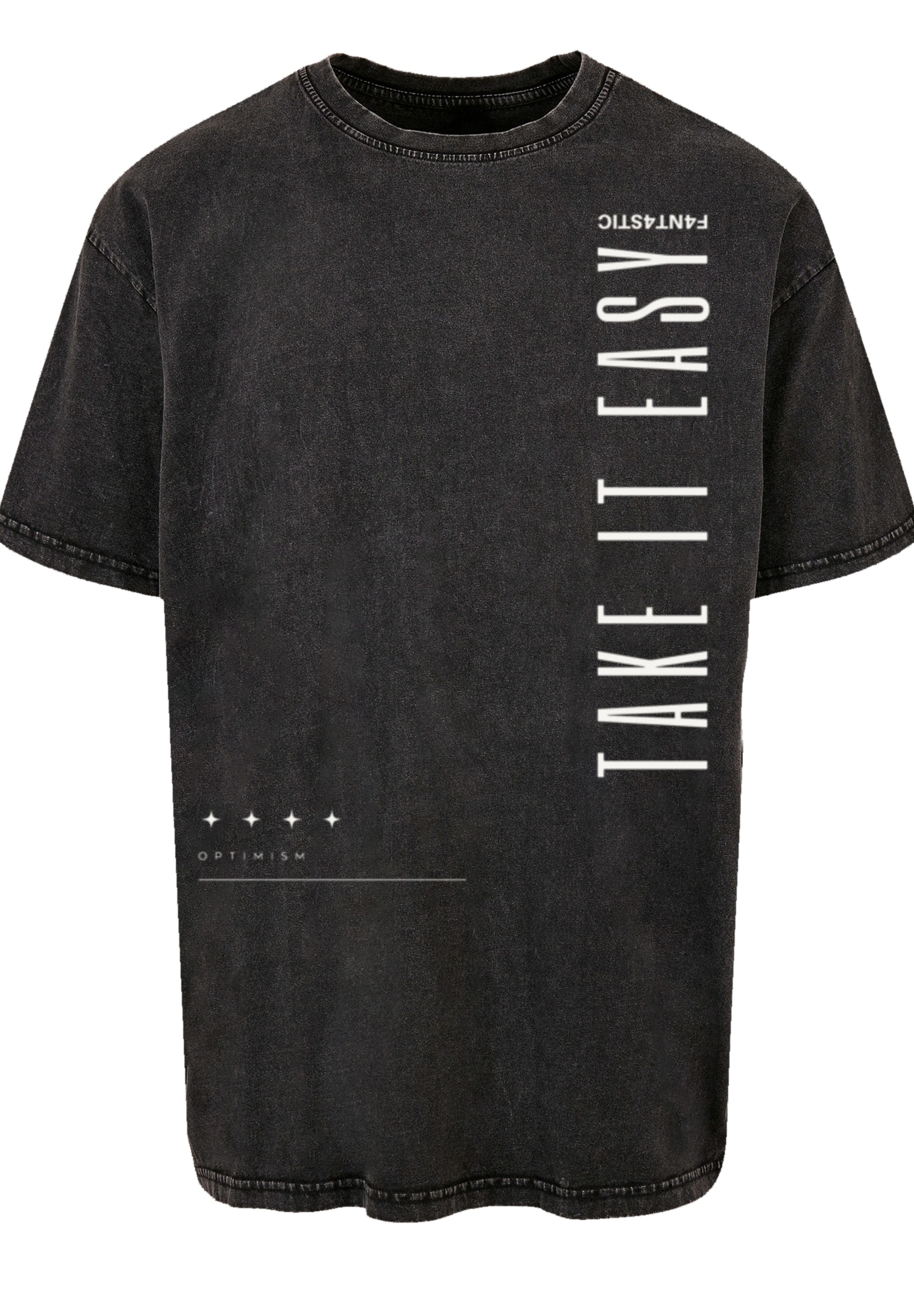 F4NT4STIC T-Shirt "Take It Easy Text" Print günstig online kaufen