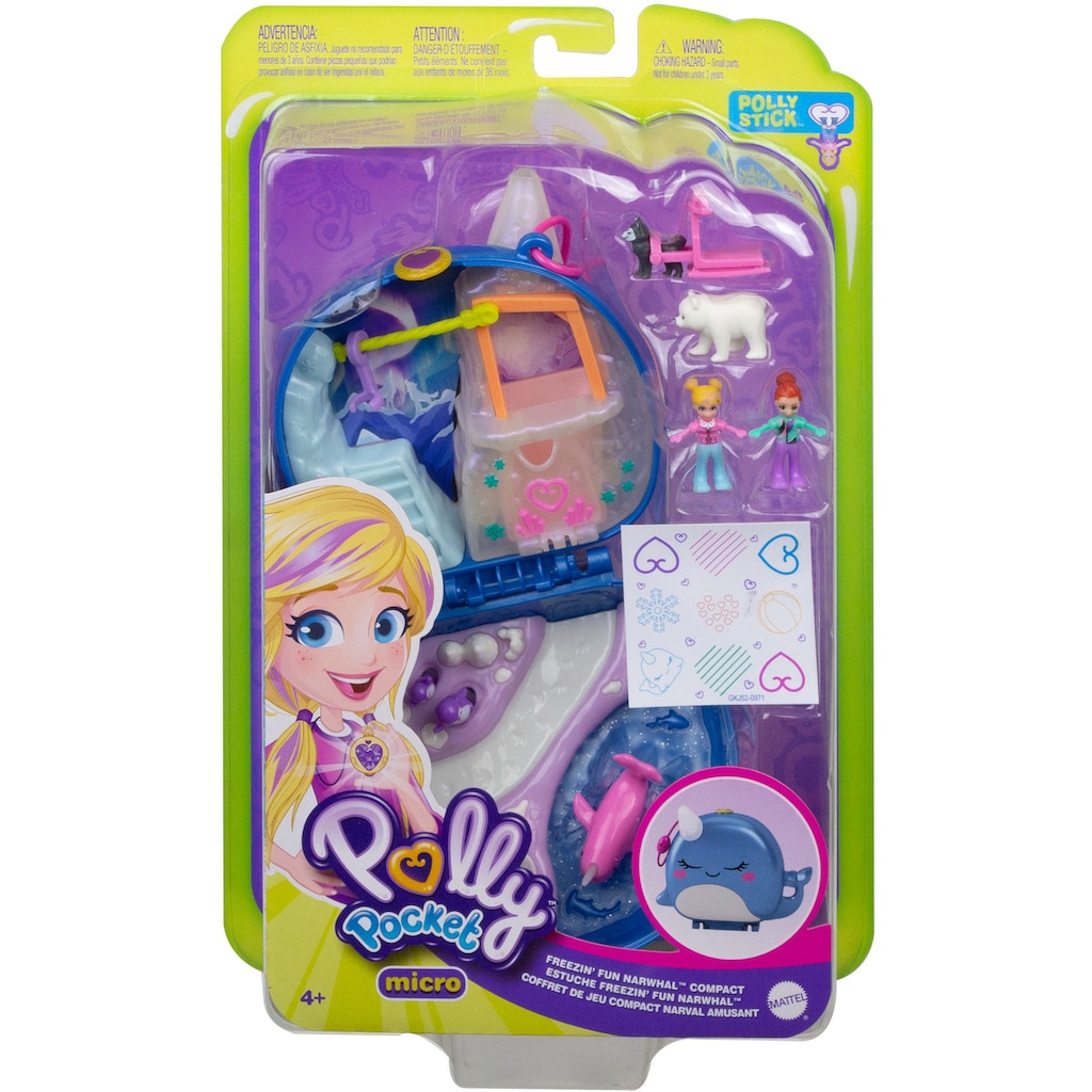 Polly Pocket Spielwelt »Narwal-Eisspaß Schatulle«