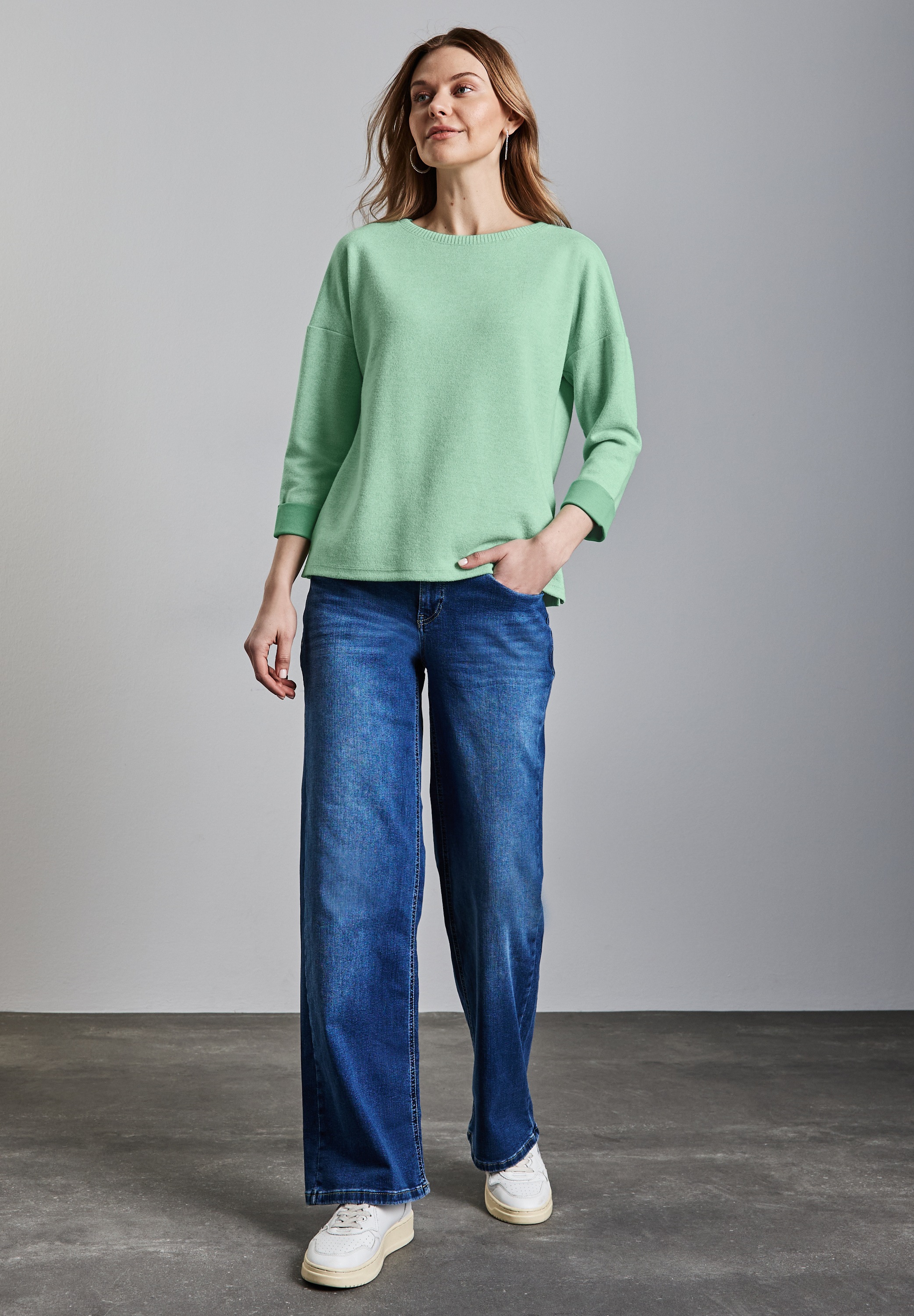 STREET ONE 3/4-Arm-Shirt, mit 3/4 Ärmeln