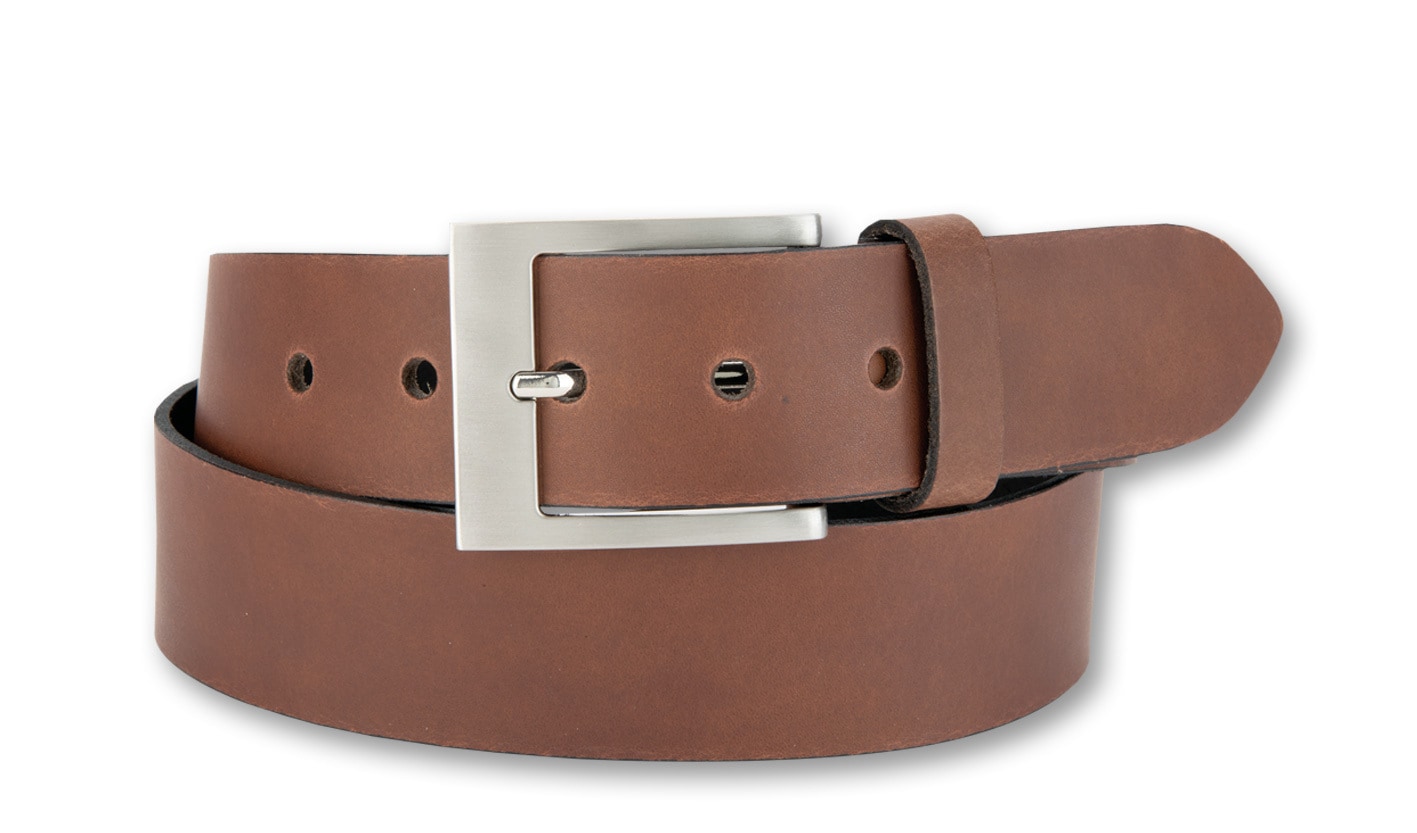 BERND GÖTZ Ledergürtel "Ledergürtel mit markanter Rechteckschließe aus Rind günstig online kaufen