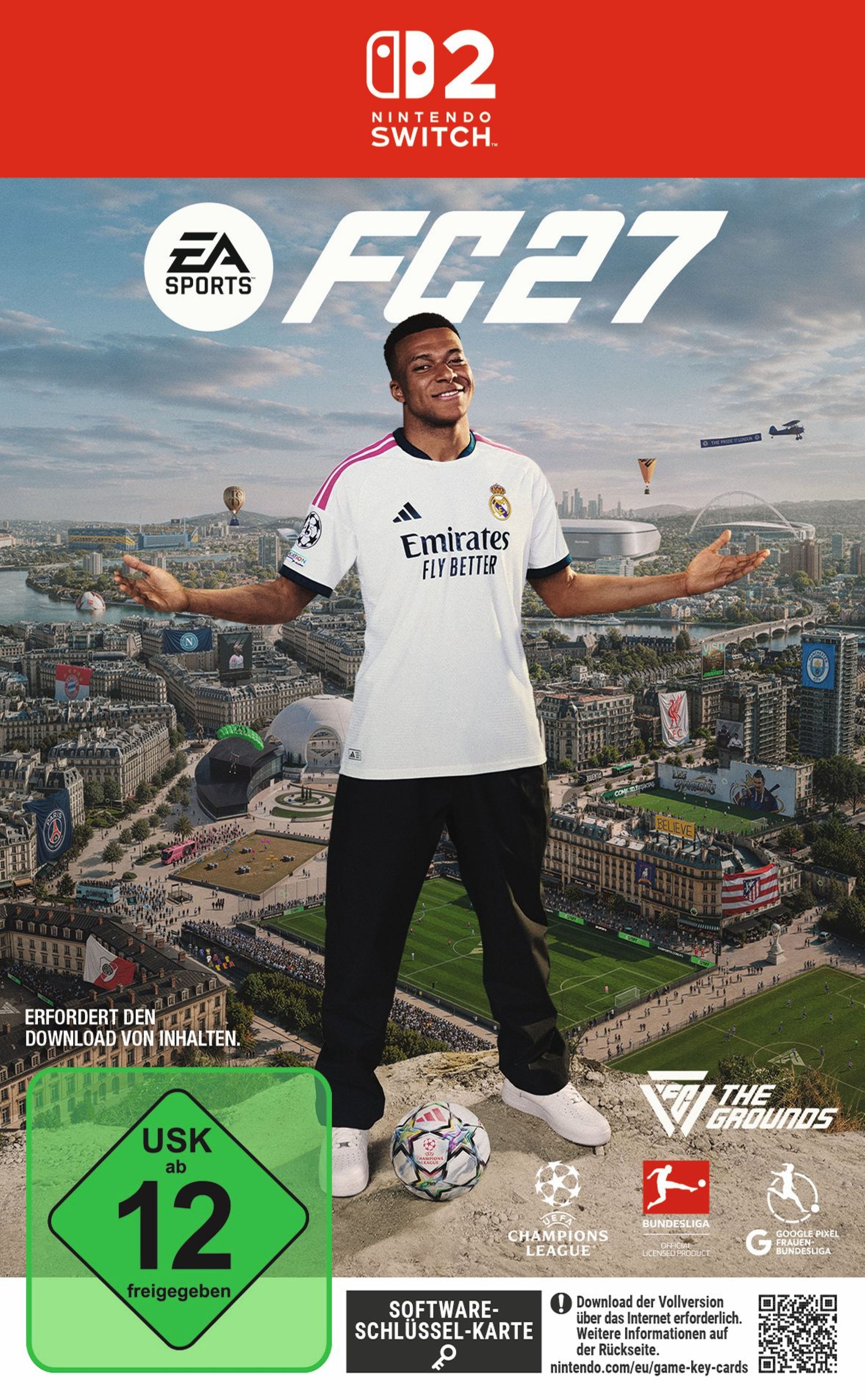 ELECTRONIC ARTS Spielesoftware "EA Sports FC 27", Nintendo Switch 2, bunt, Spielesoftware