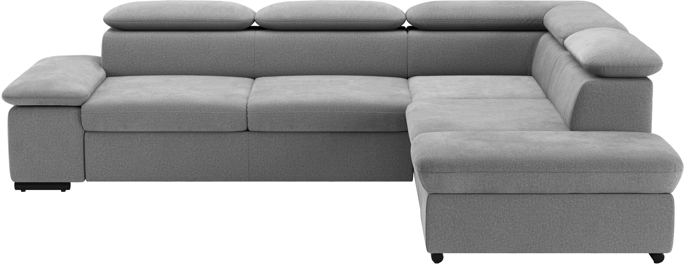 sit&more Ecksofa "Alcudia L-Form, B: 272 cm, Arm- und Kopfteilverstellung, Eckcouch" optional Schlaffunktion, Komfortsitz
