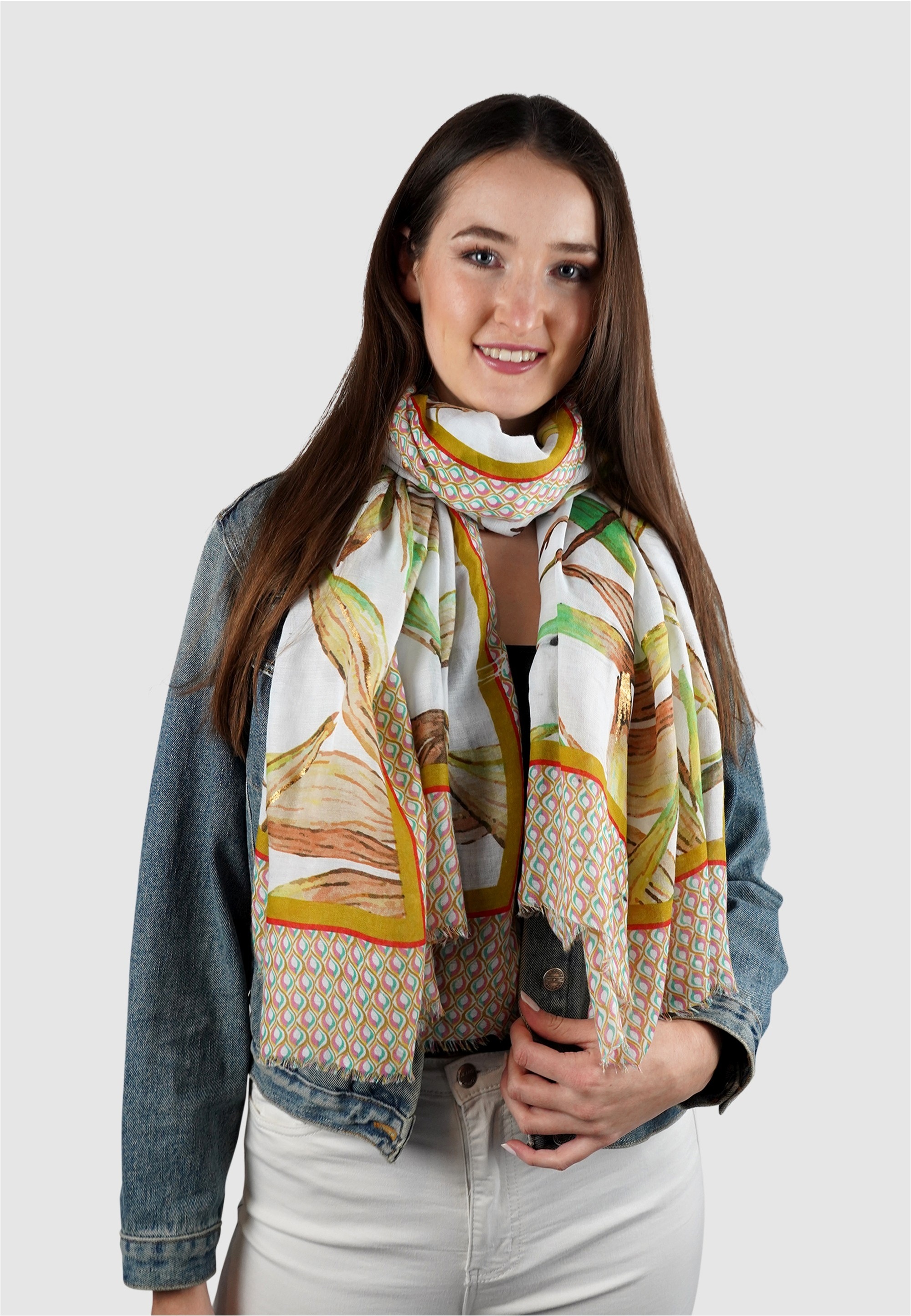 Harpa Modeschal »SOLLA« mit floralem Muster