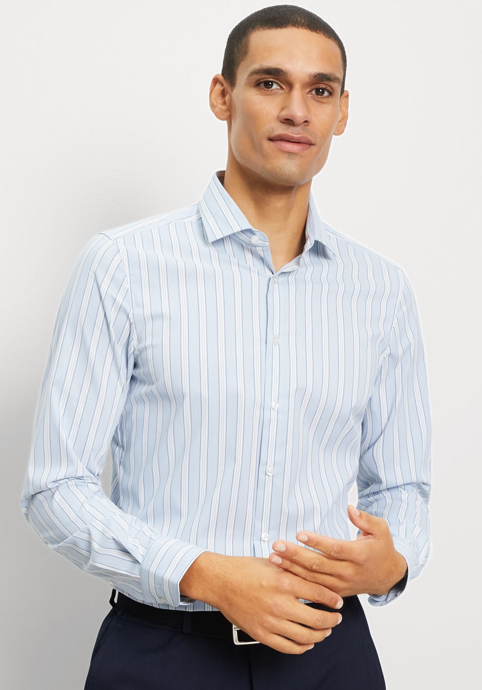 OLYMP Businesshemd "Level 5" im modischen Streifendesign günstig online kaufen
