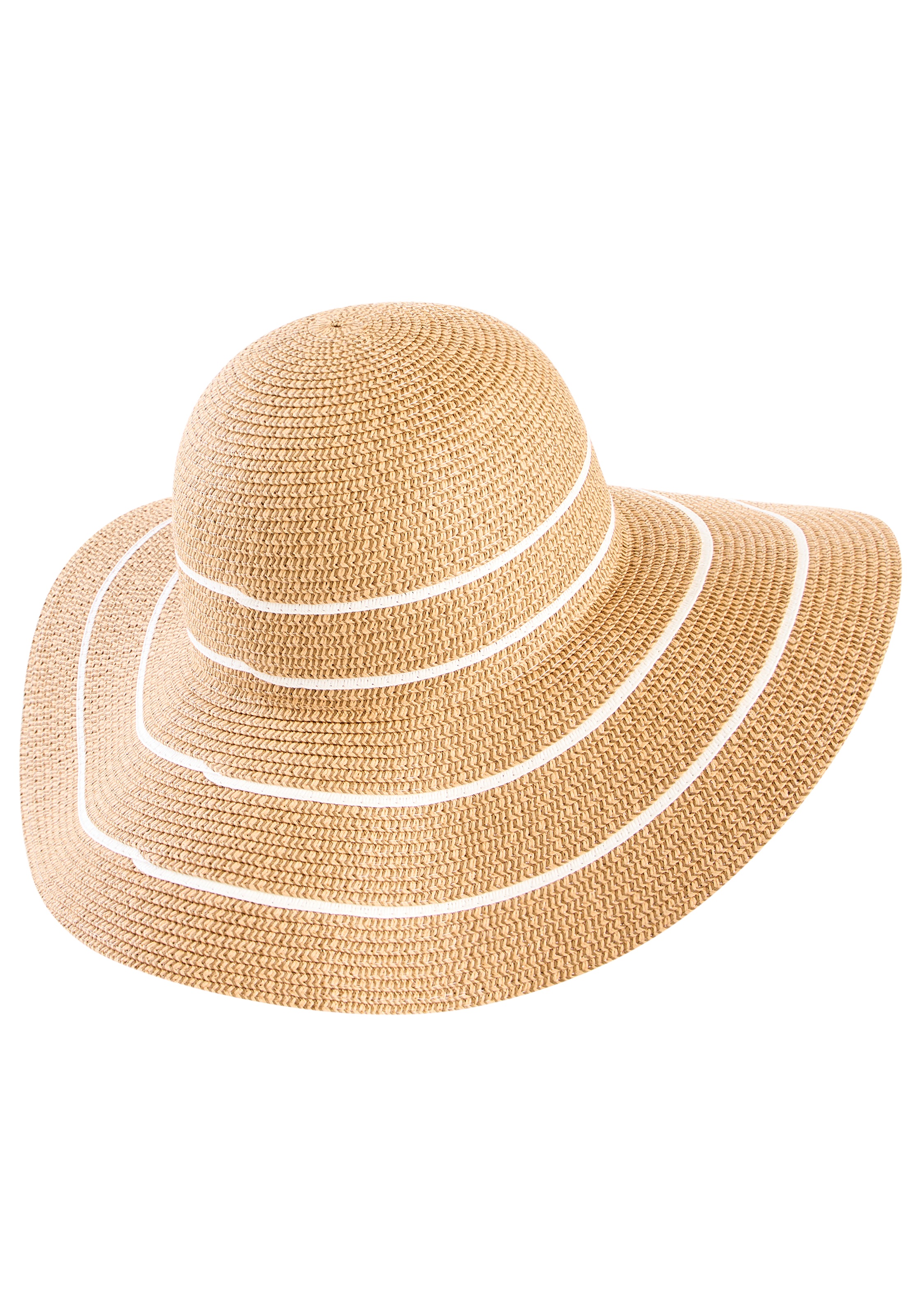 Laura Scott Sonnenhut mit Konstraststreifen, kautsch- & falsbar - NEW günstig online kaufen