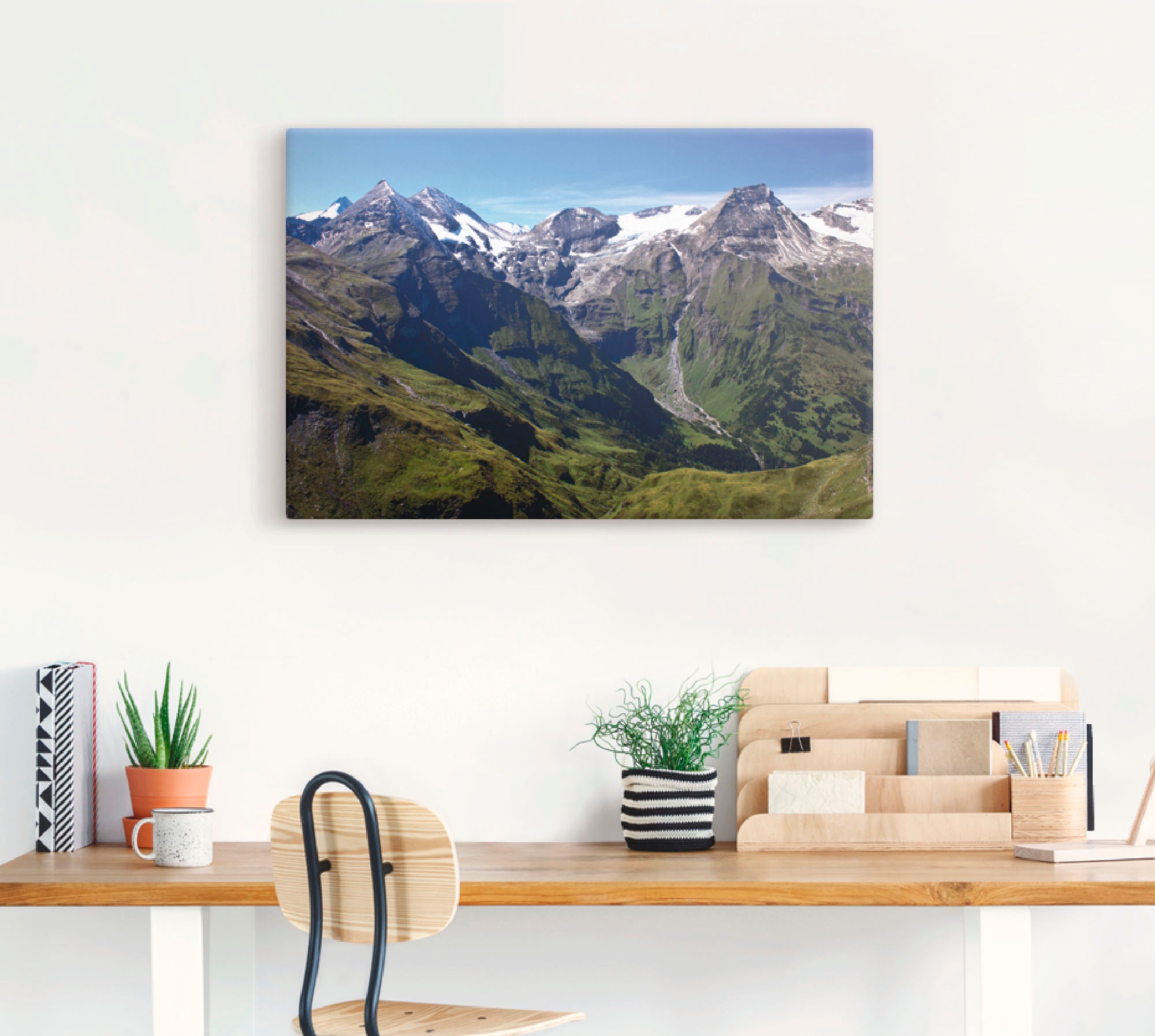 Artland Wandbild »Berge rund um den Großglockner«, Berge, (1 St.), als Leinwandbild, Poster in verschied. Größen