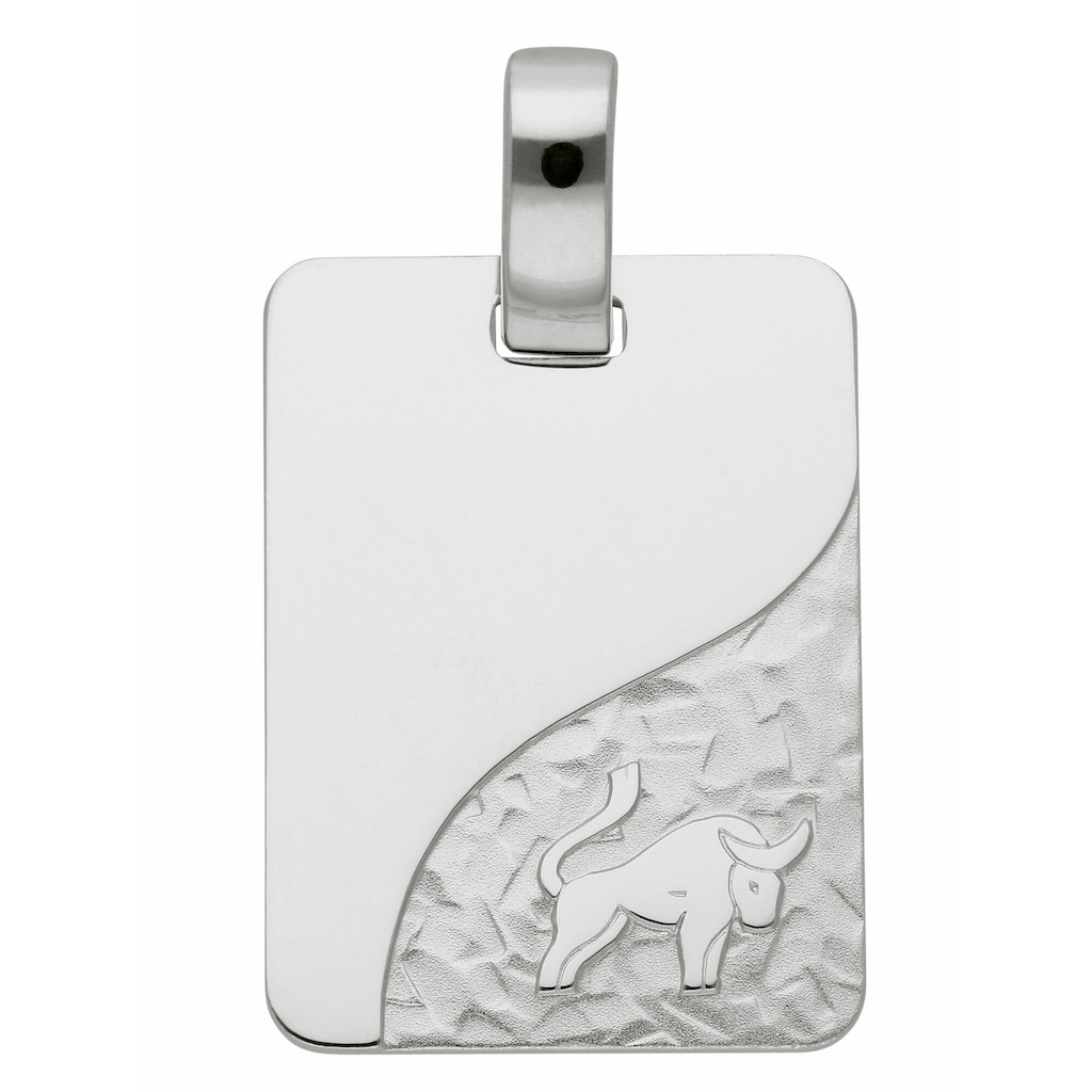 Adelia´s Kettenanhänger »925 Silber Sternzeichen Anhänger Stier« Silberschmuck für Damen & Herren